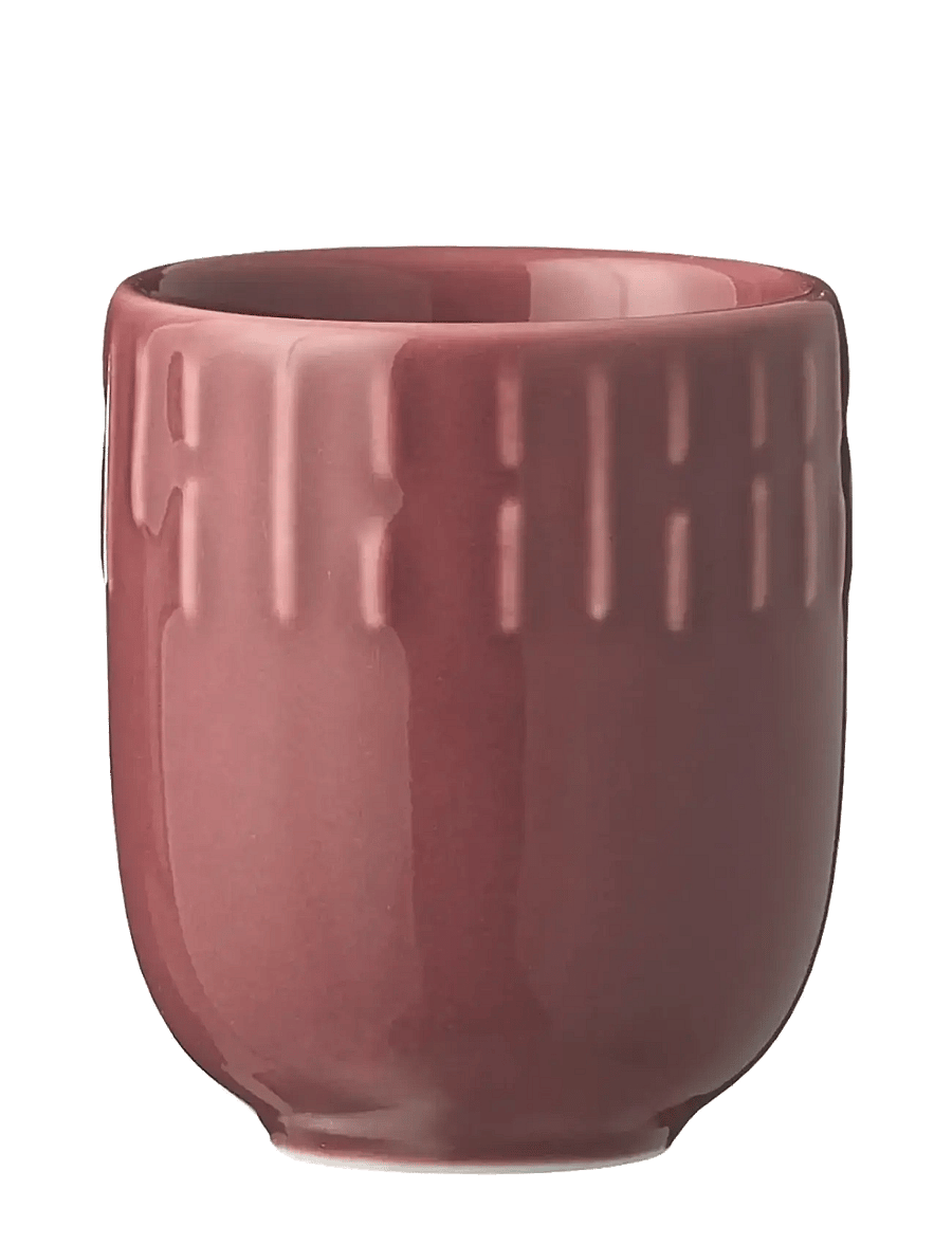 Aida - Confetti Bordeaux mini kop med relief Porcelæn 5 cl. - espressotassen - bordeaux - 1