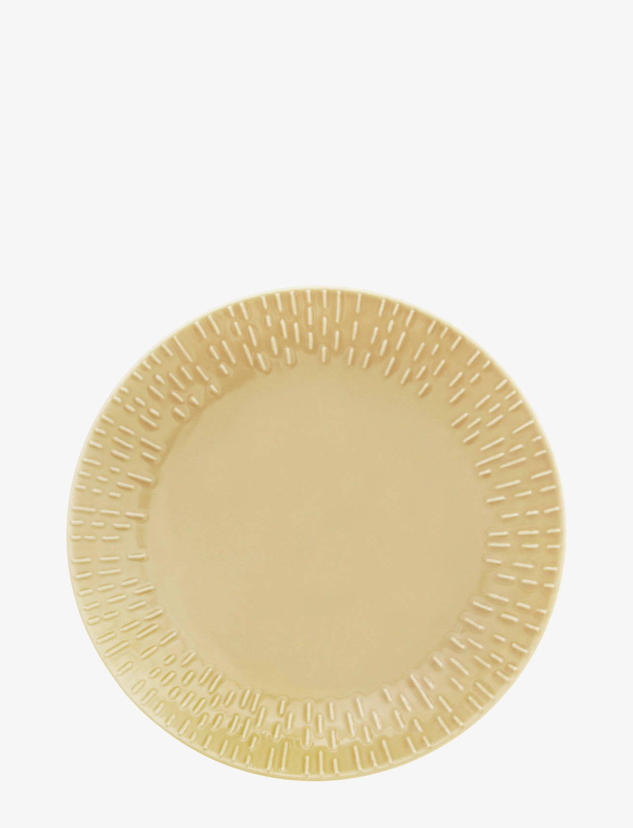 Aida Confetti dessert plate w/relief 1 pcs giftbox - Aida - MUSTARD / yellow