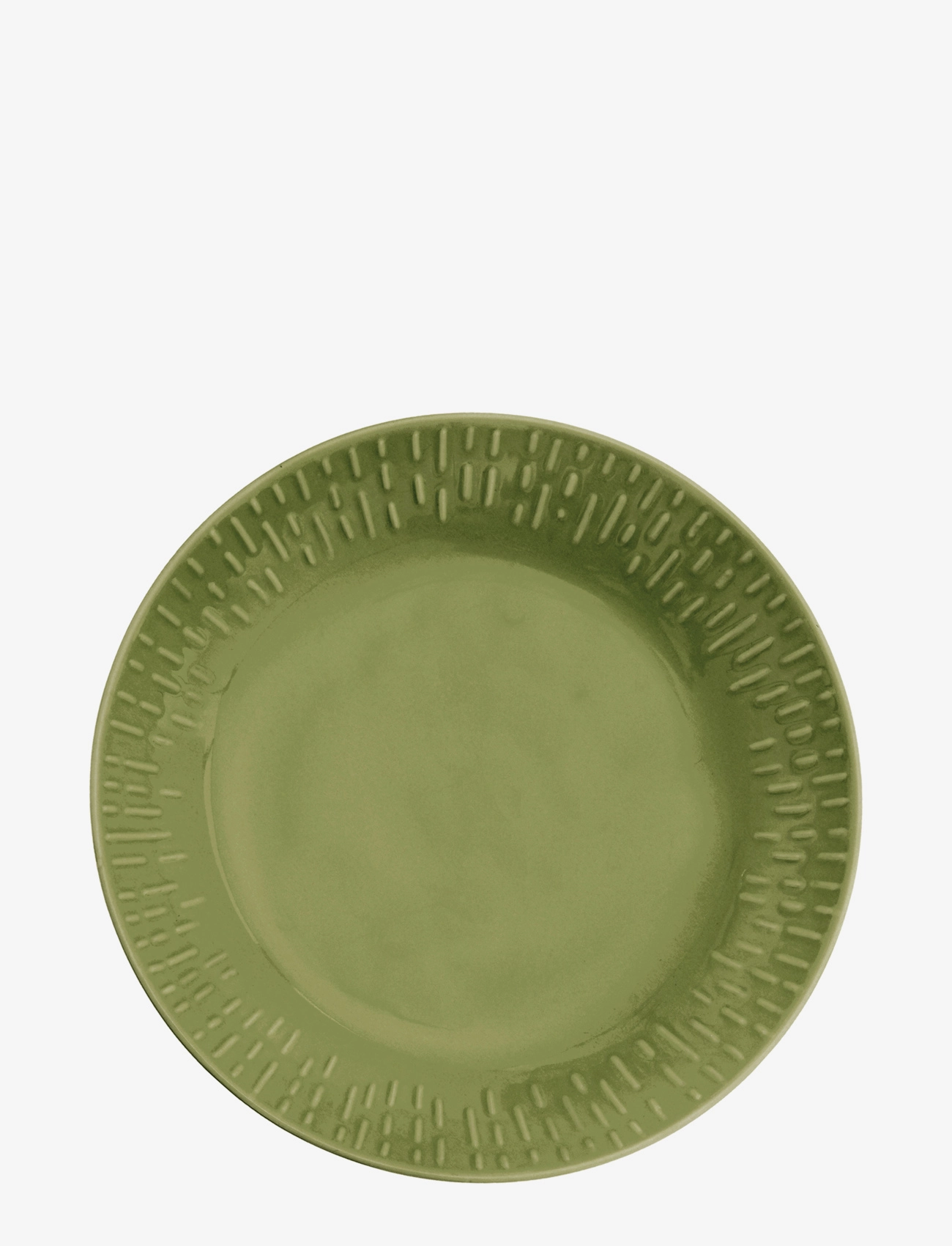 AIDA Confetti Pasta Plate W/Relief 1 Pcs Giftbox Grün - Ø 25.2 CMx25.2 - Unisex