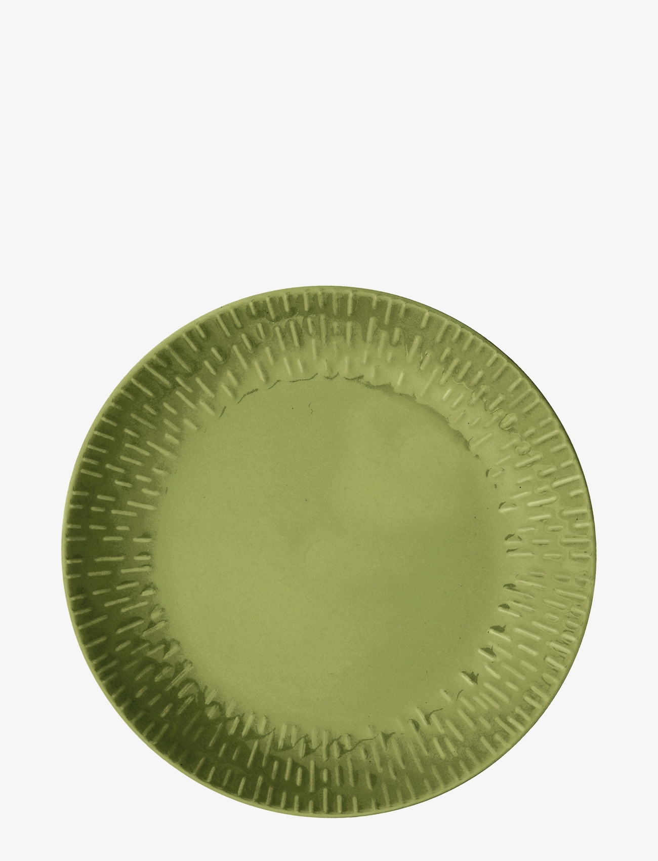 AIDA Confetti Lunch Plate W/Relief 1 Pcs . Giftbox Grün - Ø 25.3 CMx25.3 - Unisex