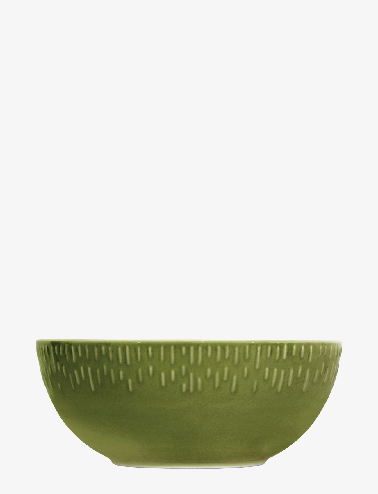 Aida Confetti saladbowl w/relief 1 pcs . giftbox - Aida - OLIVE / green