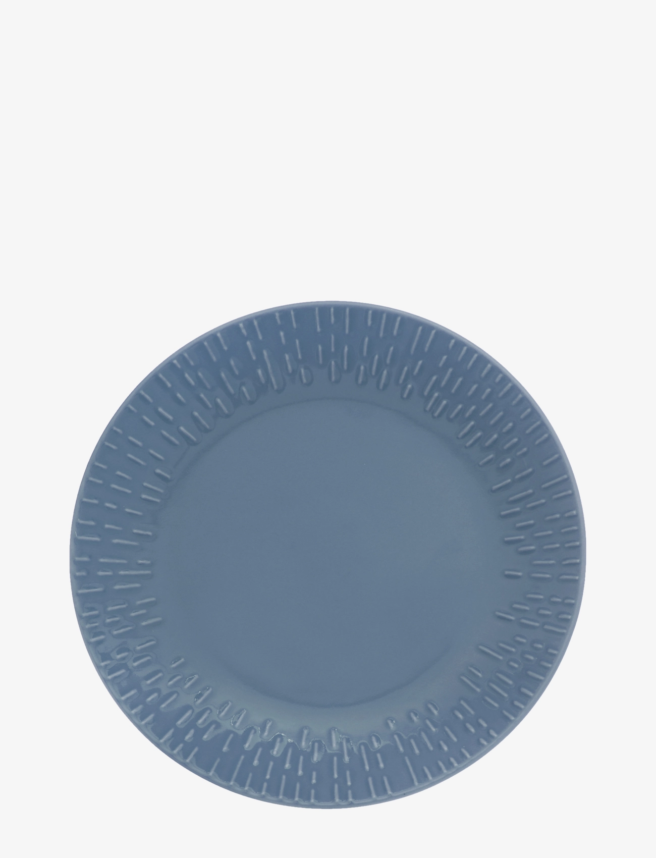 AIDA Confetti Dessert Plate W/Relief 1 Pcs Giftbox Blau - Ø 21.8 CMx21.8 - Unisex