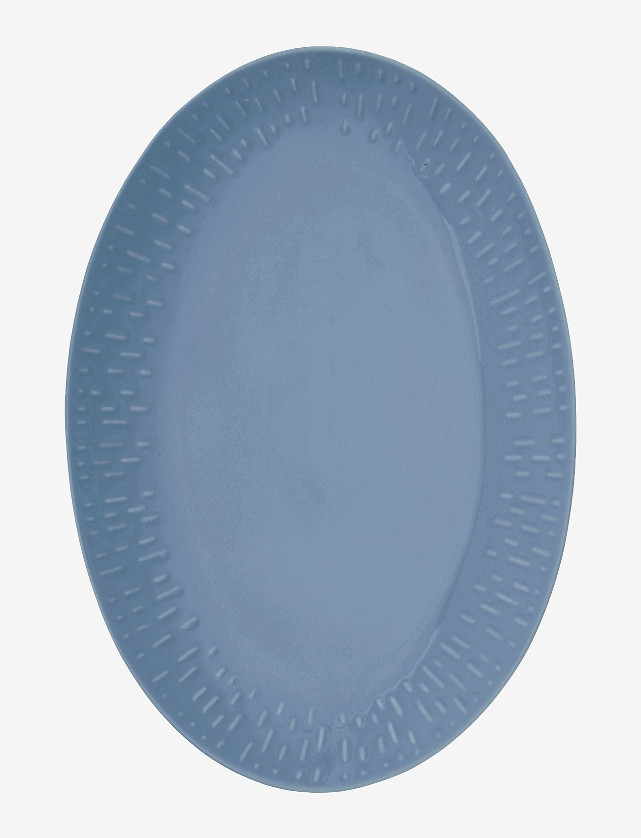 Aida - Confetti oval dish w/relief 1 pcs. giftbox - servierplatten - blueberry - 1