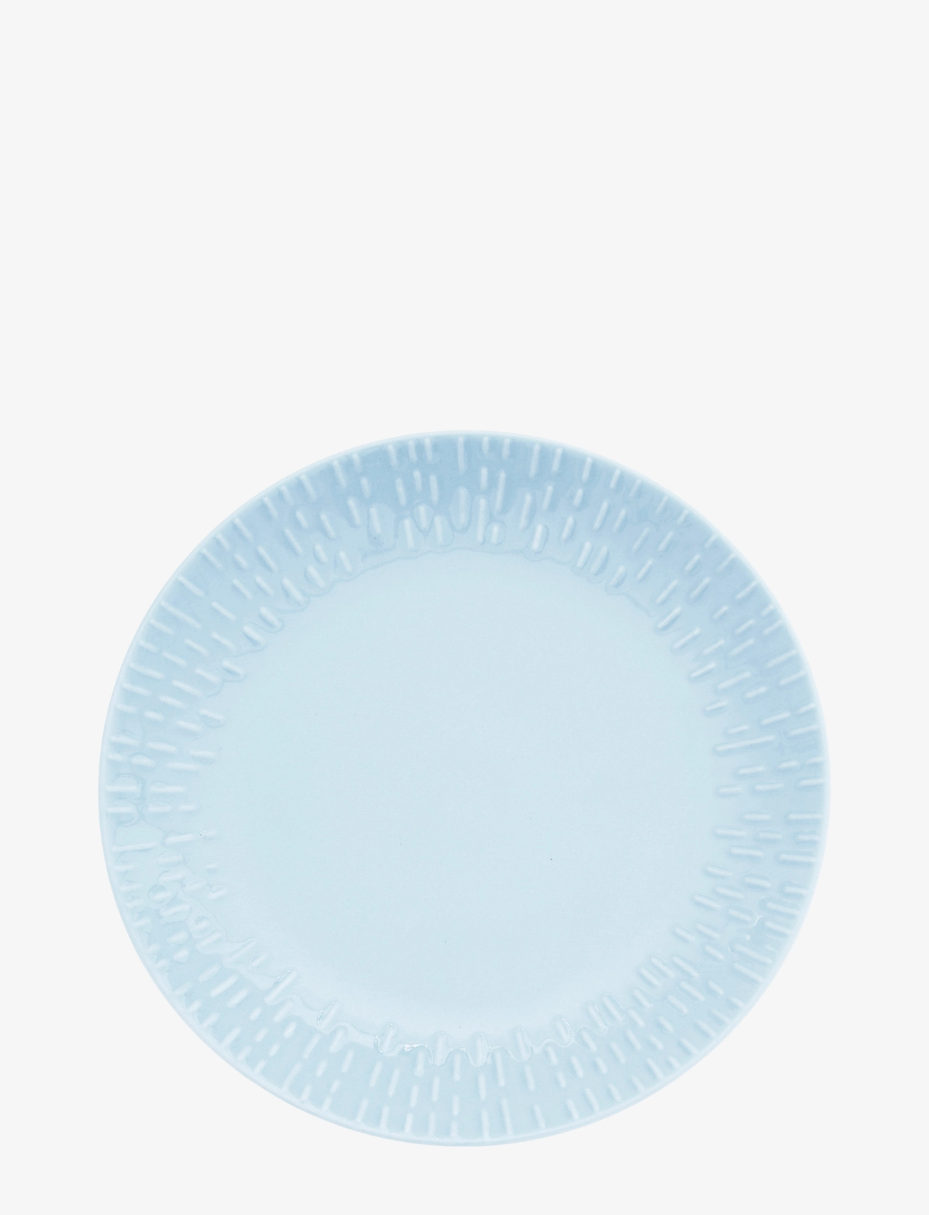 Aida Confetti lunch plate w/relief 1 pcs . giftbox - Šķīvji - AQUA / blue