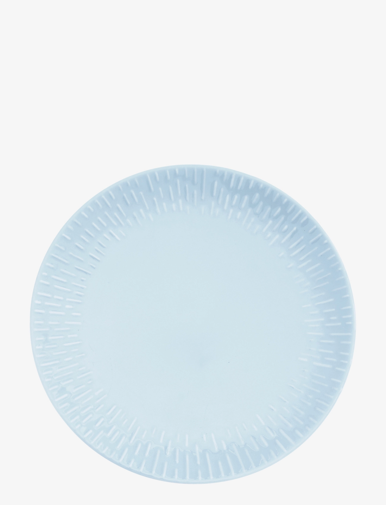 AIDA Confetti Aqua Middags Tallerken M/Relief Porcelæn 1 Stk 27,5 Cm Blau - Ø 28.5 CMx28.5 - Unisex