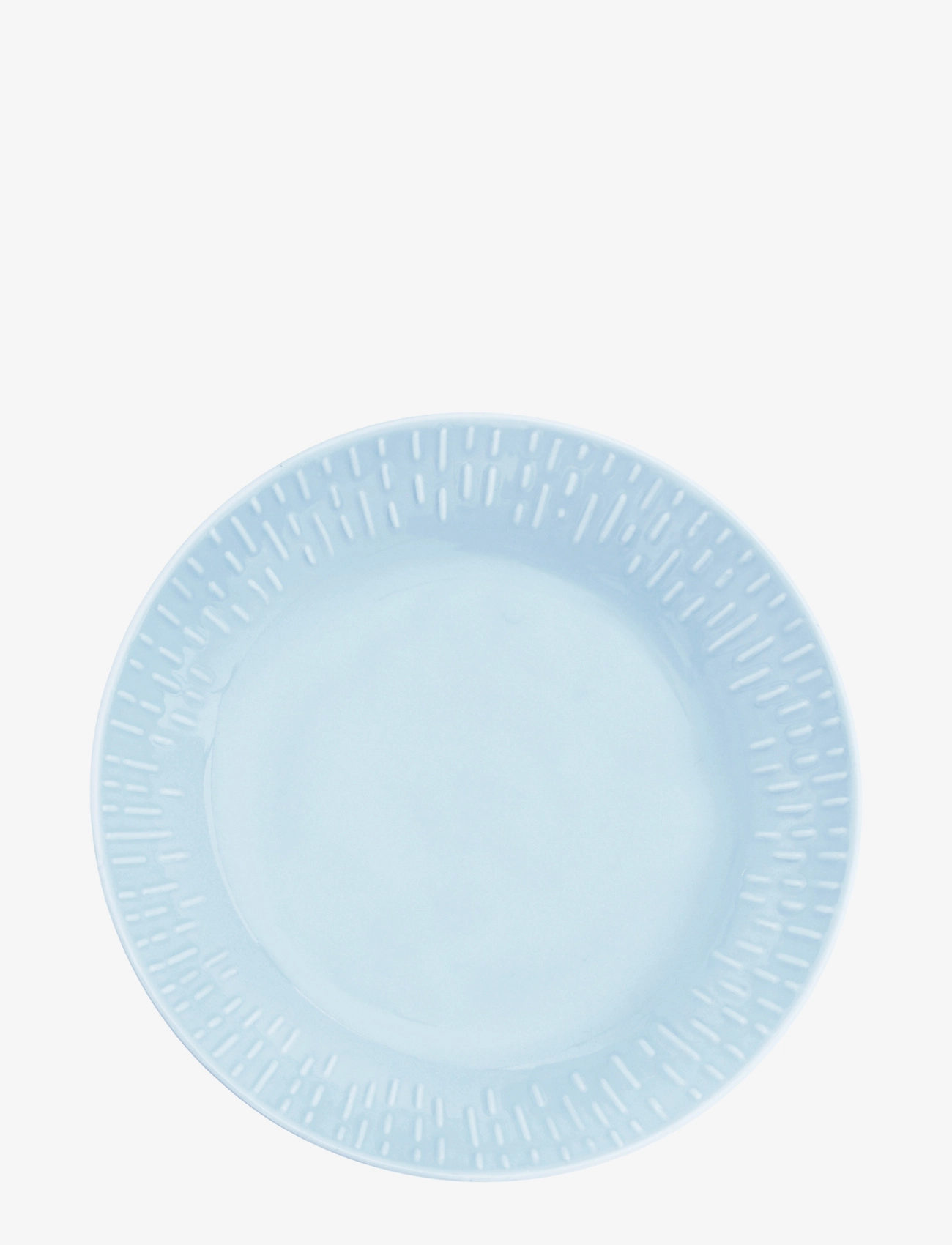 Confetti pasta plate w/relief 1 pcs giftbox - AQUA