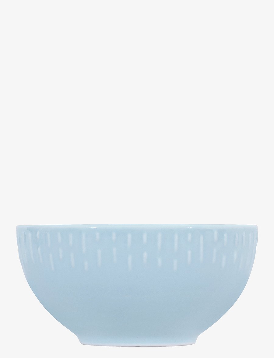 Aida - Confetti Aqua skål m/relief porcelæn 14 cm. - müslischalen - aqua - 1