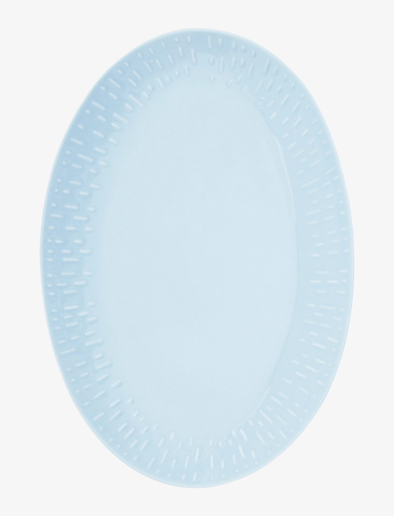 AIDA Confetti Oval Dish W/Relief 1 Pcs. Giftbox Blau - 36.8X25.8CMx36.8 - Unisex
