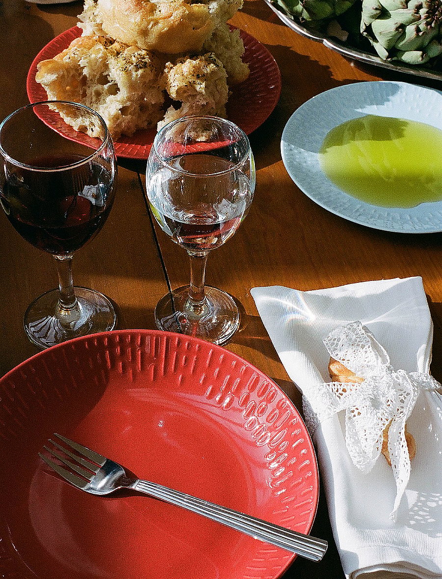 Aida - Confetti pasta plate w/relief 1 pcs giftbox - nudelteller - chili - 0