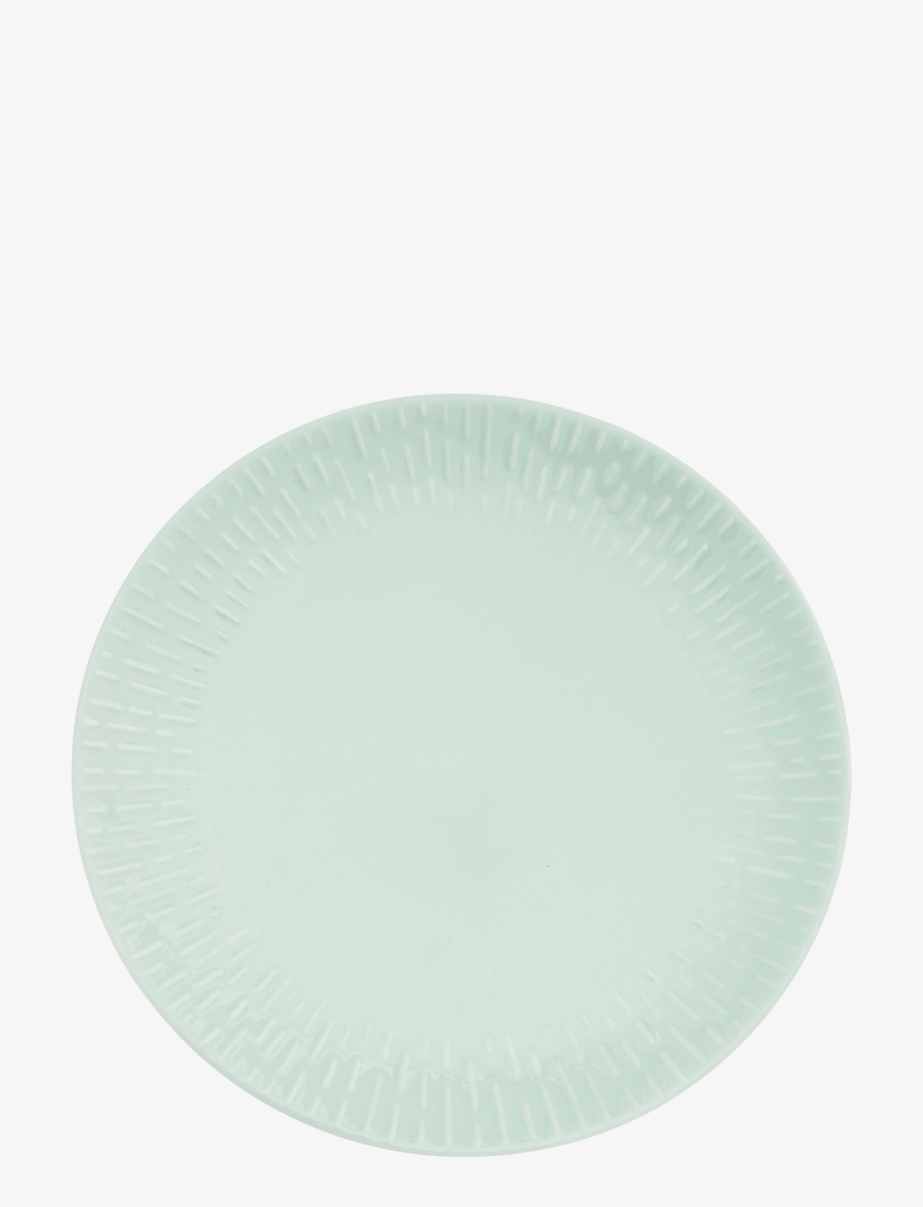 AIDA Confetti Pistachio Middags Tallerken M/Relief Porcelæn 1 Stk 27,5 Cm Grün - Ø 28.5 CMx28.5 - Unisex
