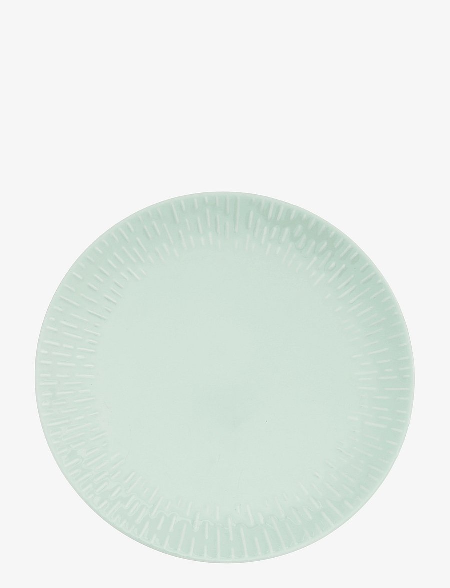 Aida - Confetti Pistachio middags tallerken m/relief porcelæn 1 stk 27,5 cm - speiseteller - pistachio - 1