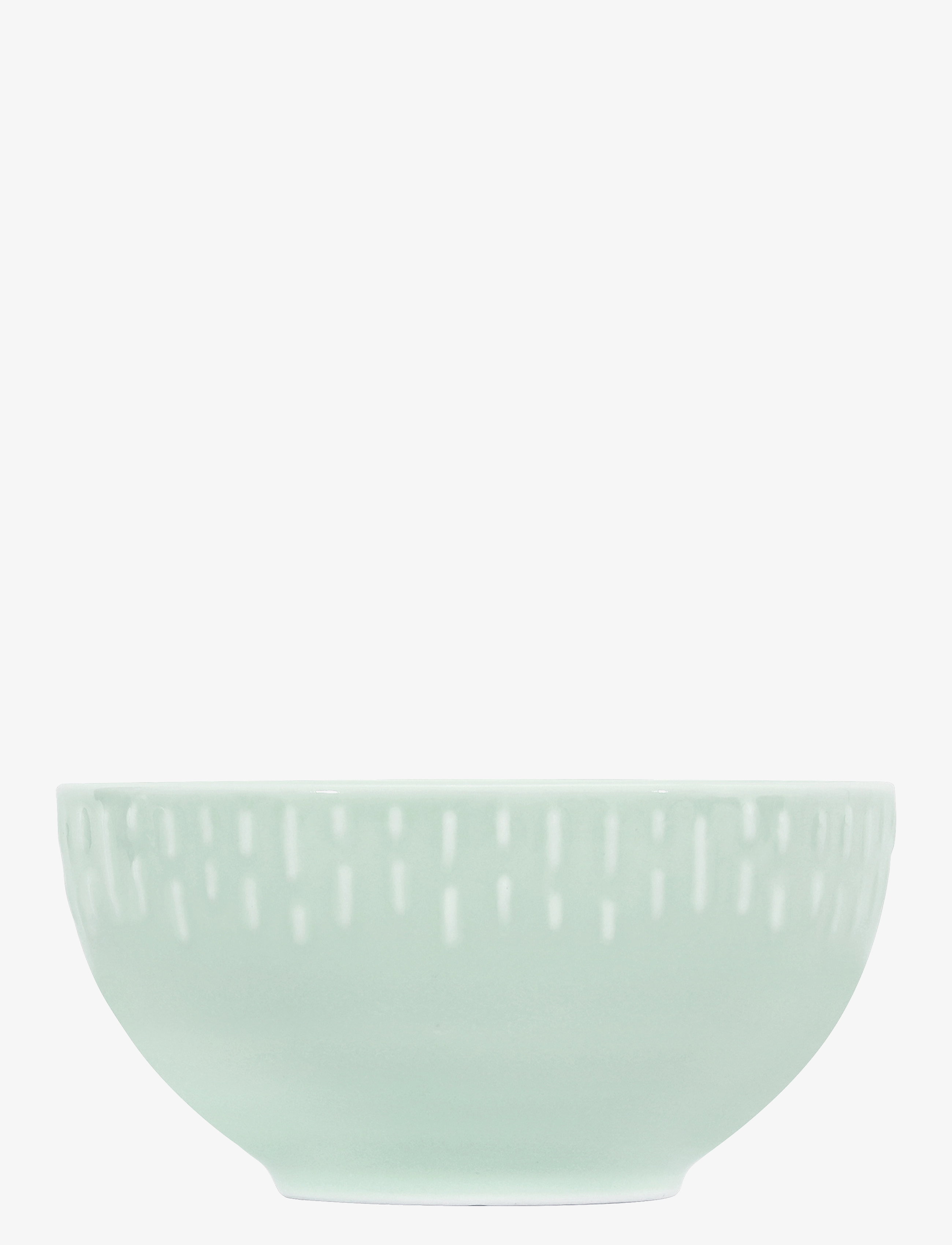 AIDA Confetti Pistachio Skål M/Relief Porcelæn 14 Cm. Grün - One Sizex15.3 - Unisex
