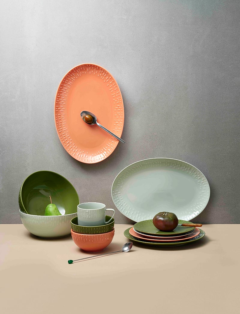 Aida - Confetti oval dish w/relief 1 pcs. giftbox - osta hinna alusel - pistachio - 1