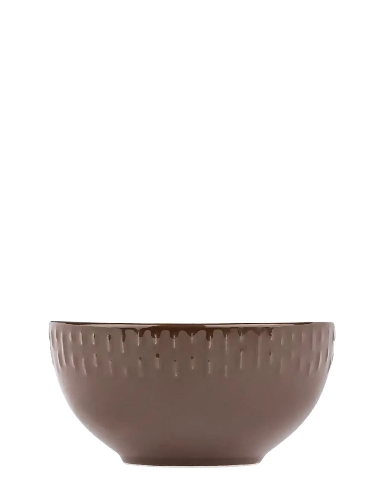 Aida Confetti Chocolate skål m/relief porcelæn 1 stk 14 cm. - App deal - STÅL / brown