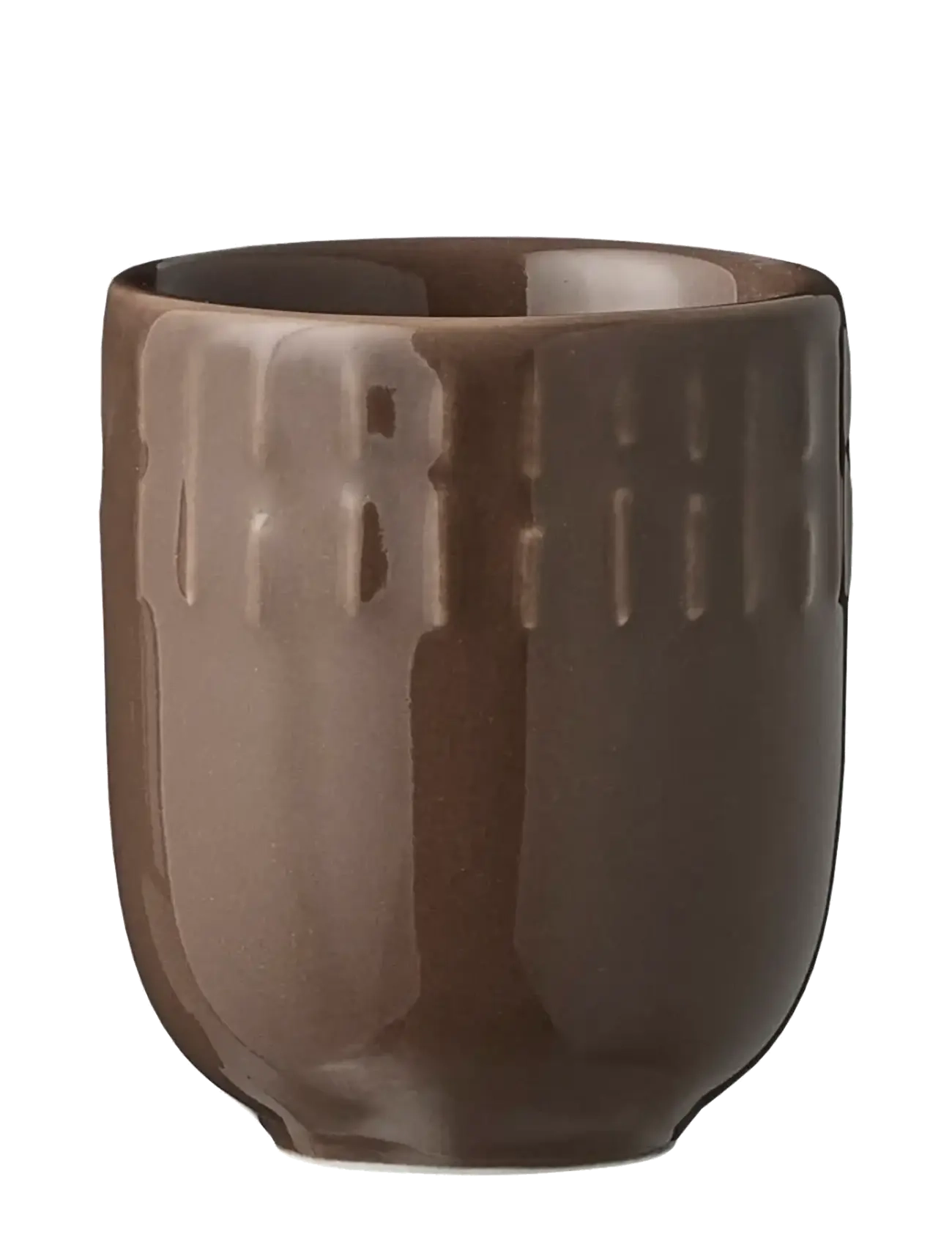 Aida Confetti Chocolate mini kop med relief Porcelæn 5 cl. - App deal - CHOCOLATE / brown