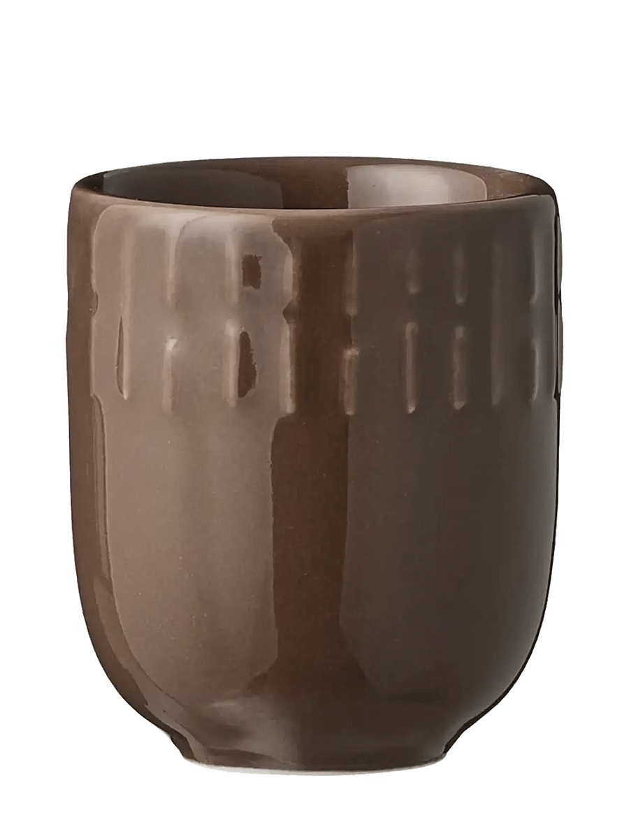 Aida - Confetti Chocolate mini kop med relief Porcelæn 5 cl. - espressotassen - chocolate - 1