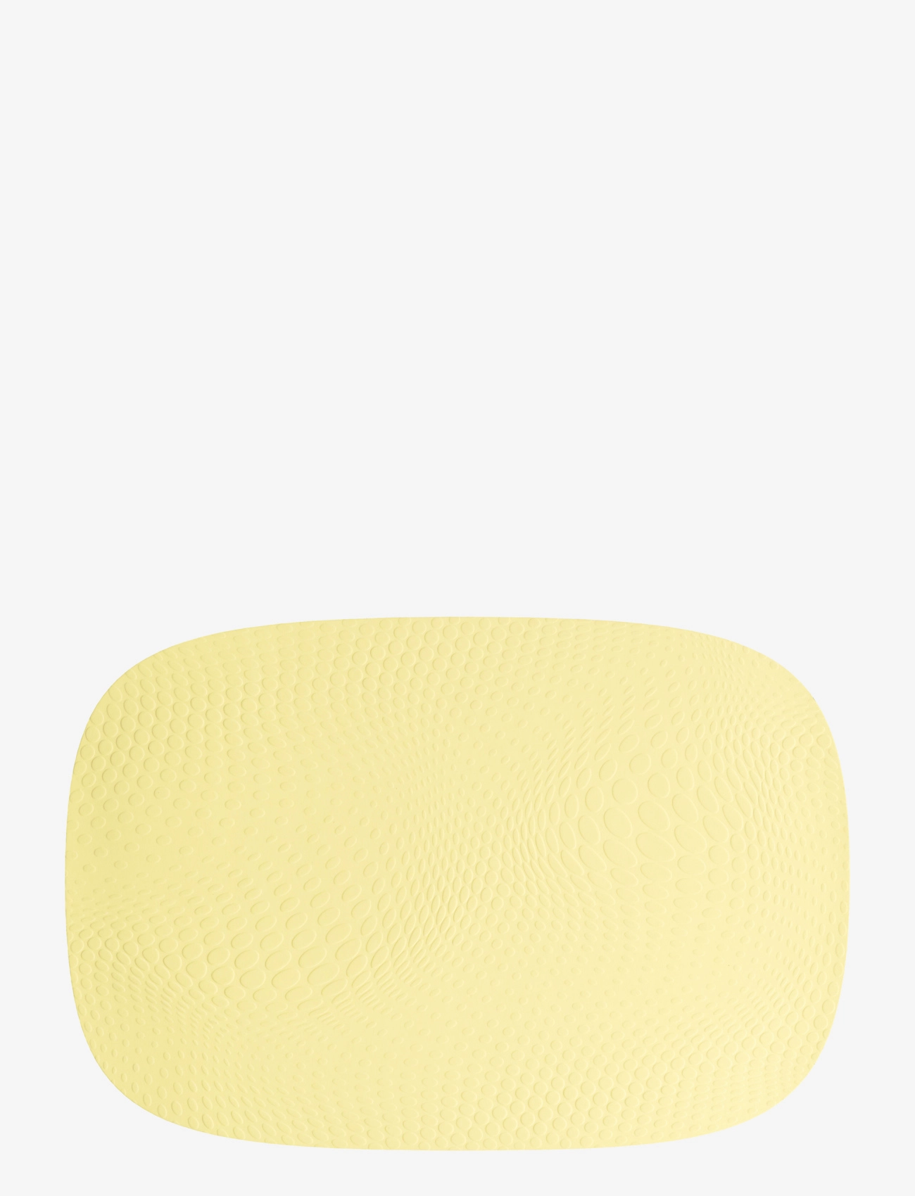 Aida Karim Rashid Lemon Dækkeserviet 95% Genbrugslæder 1 Stk 45,0X30,6 Cm, Dækkeserviet, Gul, Str: ONE SIZE x 45