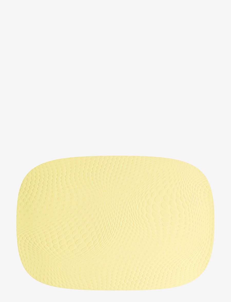 Aida - Karim Rashid Lemon dækkeserviet 95% genbrugslæder 1 stk 45,0x30,6 cm - platzdeckchen - lemon - 1