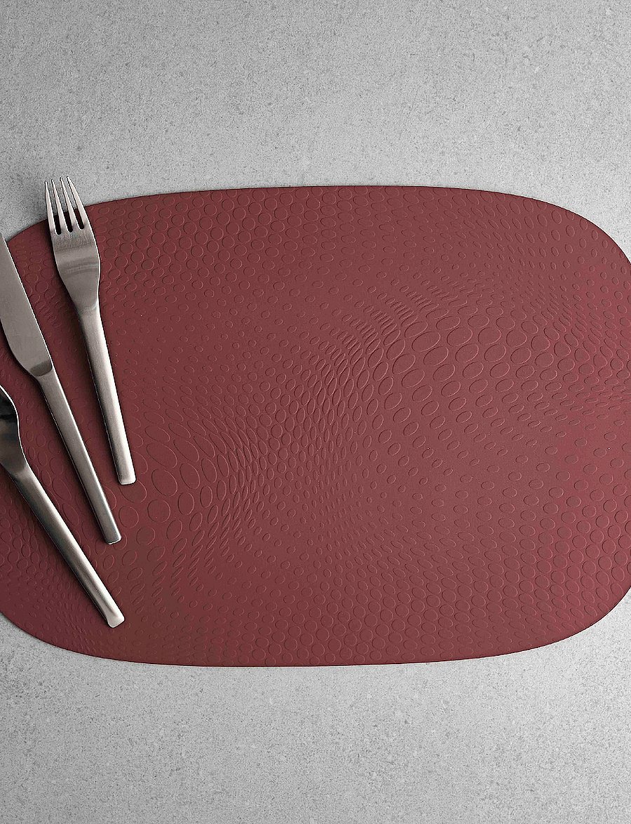 Aida - Karim Rashid placemat - platzdeckchen - bordeaux - 0