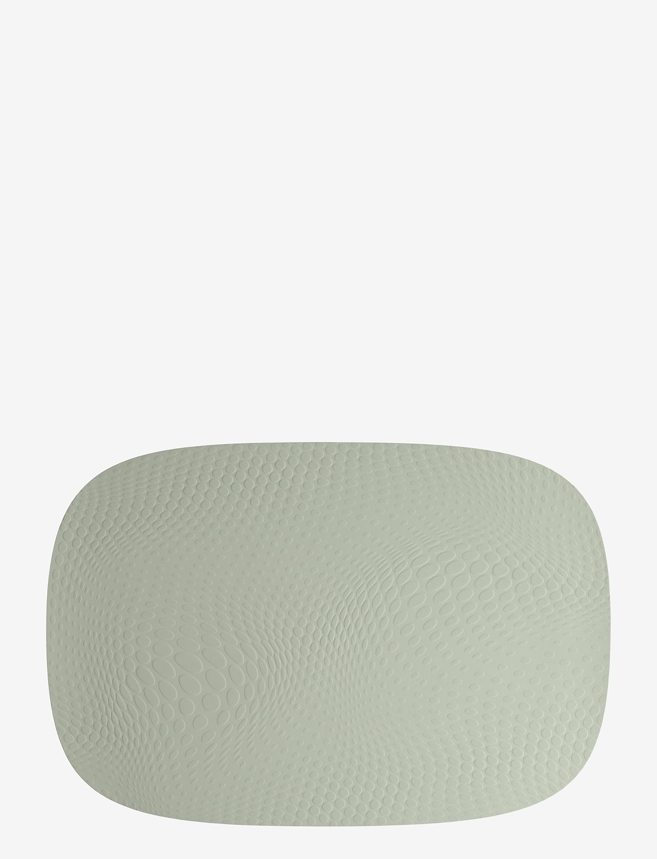 Aida - Karim Rashid Pistachio dækkeserviet 95% genbrugslæder 1 stk 45,0x30,6 cm - diskamottur - pistachio - 1