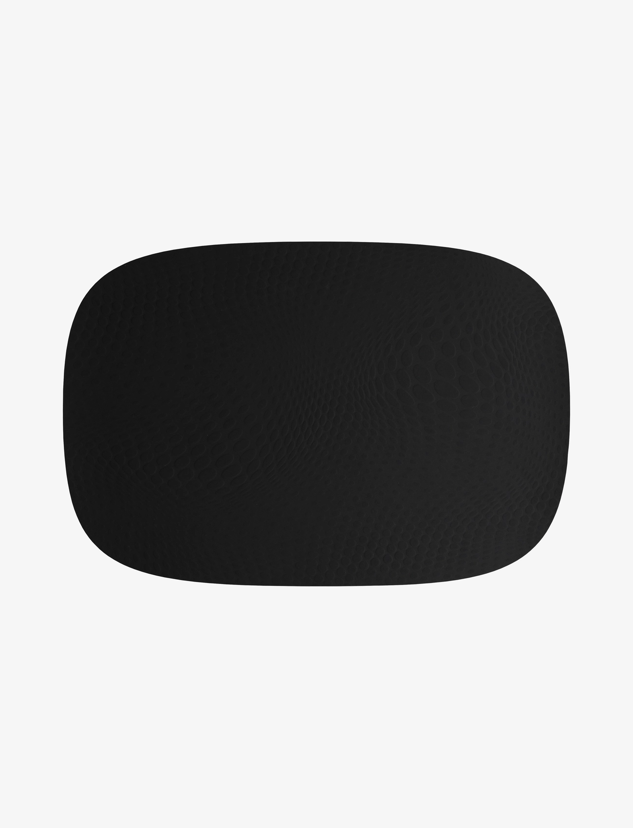 AIDA Karim Rashid Pepper Dækkeserviet 95% Genbrugslæder 1 Stk 45,0X30,6 Cm Schwarz - One Sizex45 - Unisex