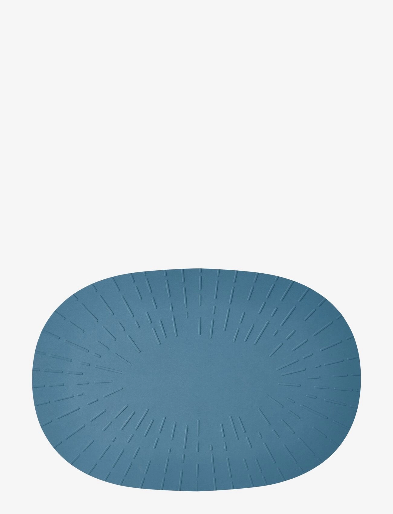 Aida Confetti Blueberry Placemat 95% Recycled Leather 1 Piece 45.0X30.6 Cm, Dækkeserviet, Blå, Str: ONE SIZE