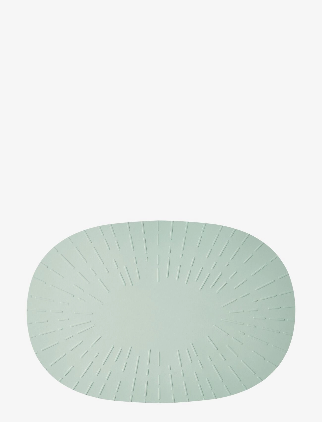 Aida Confetti Pistachio Placemat 95% Recycled Leather 1 Pcs 45,0X30,6 Cm, Dækkeserviet, Grøn, Str: ONE SIZE