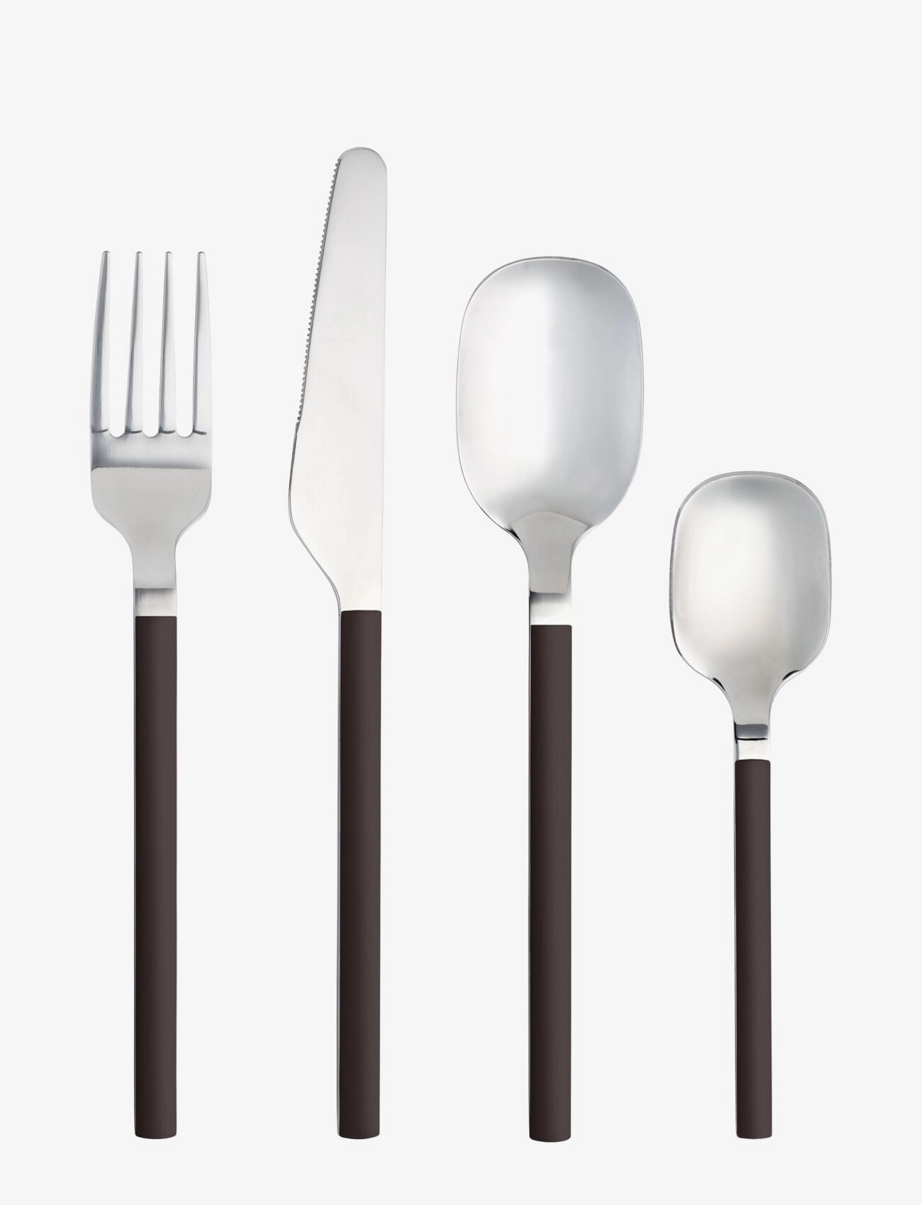 AIDA Confetti Cutlery 16 Pcs Pepper Schwarz - One Size - Unisex