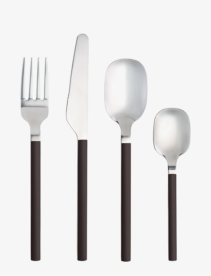Aida - Confetti cutlery 16 pcs Pepper - bestecksets - pepper - 0