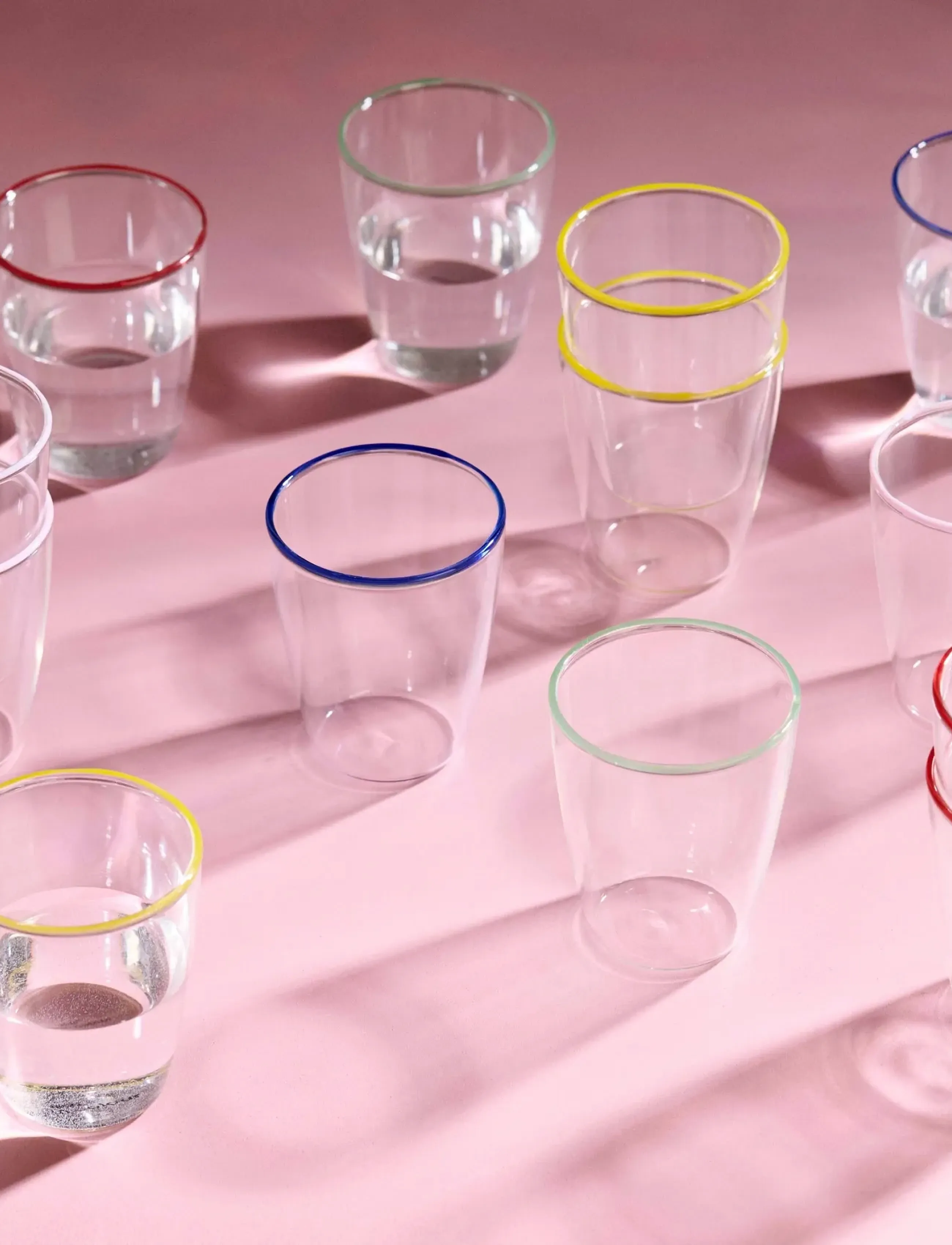 Aida Life In Colour Art Glass Mix Colours - 6 Pcs. 29 Cl., One Size, Nude, Glas > Drikkeglas, Unisex