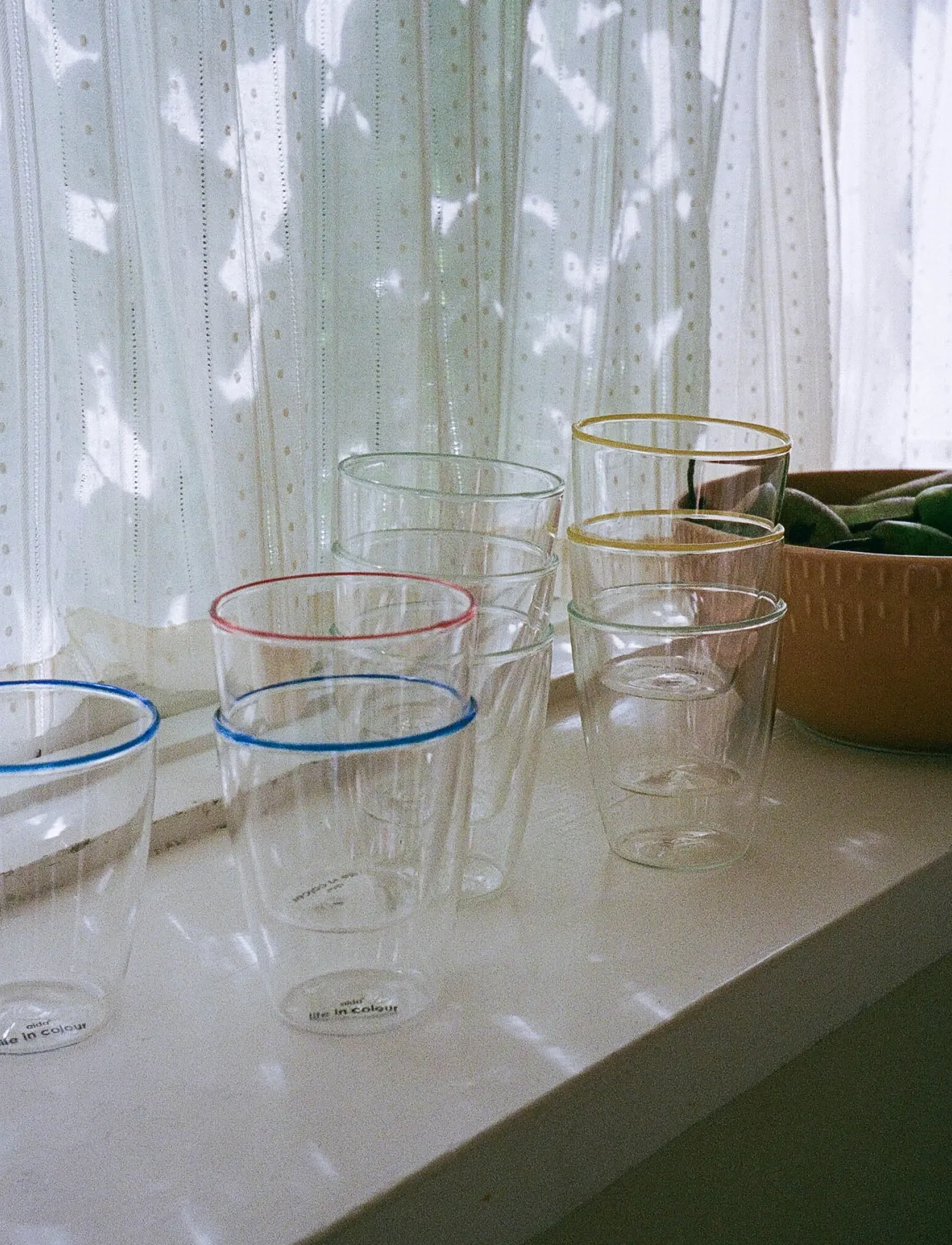 Aida - LIFE IN COLOUR Art Glass Mix colours - 6 pcs. 29 cl. - drikkeglas - multi-coloured - 2