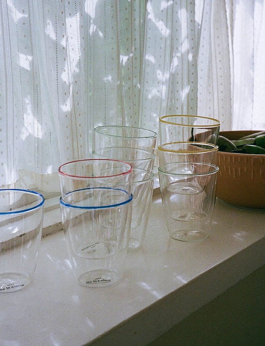 Aida - LIFE IN COLOUR Art Glass Mix colours - 6 pcs. 29 cl. - trinkgläser - multi-coloured - 2