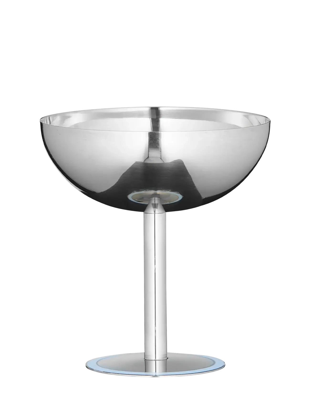 Aida Lido champagne coupe in Aqua 1 pcs. 20 cl  D:10 x H:11 cm - Glas - COUPE IN AQUA / silver