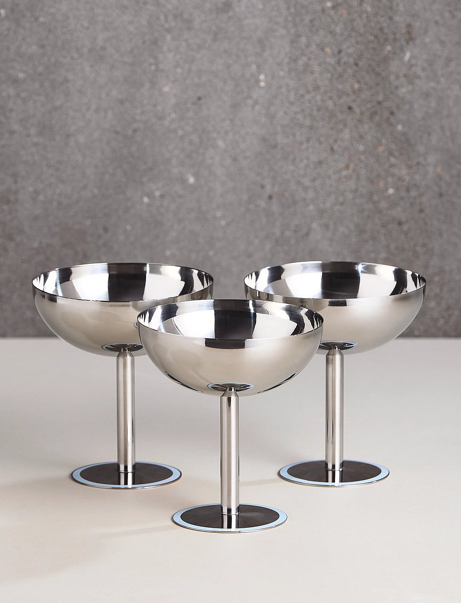 Aida - Lido champagne coupe in Aqua 1 pcs. 20 cl D:10 x H:11 cm - nach preis einkaufen - coupe in aqua - 0