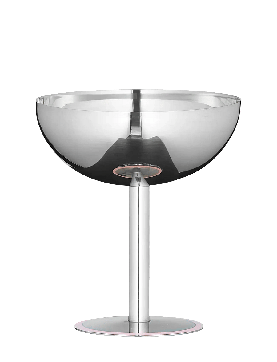 Aida - Lido champagne bowl in Candyfloss 1 pcs. 20 cl D:10 x H:11 cm - nach preis einkaufen - candyfloss - 1