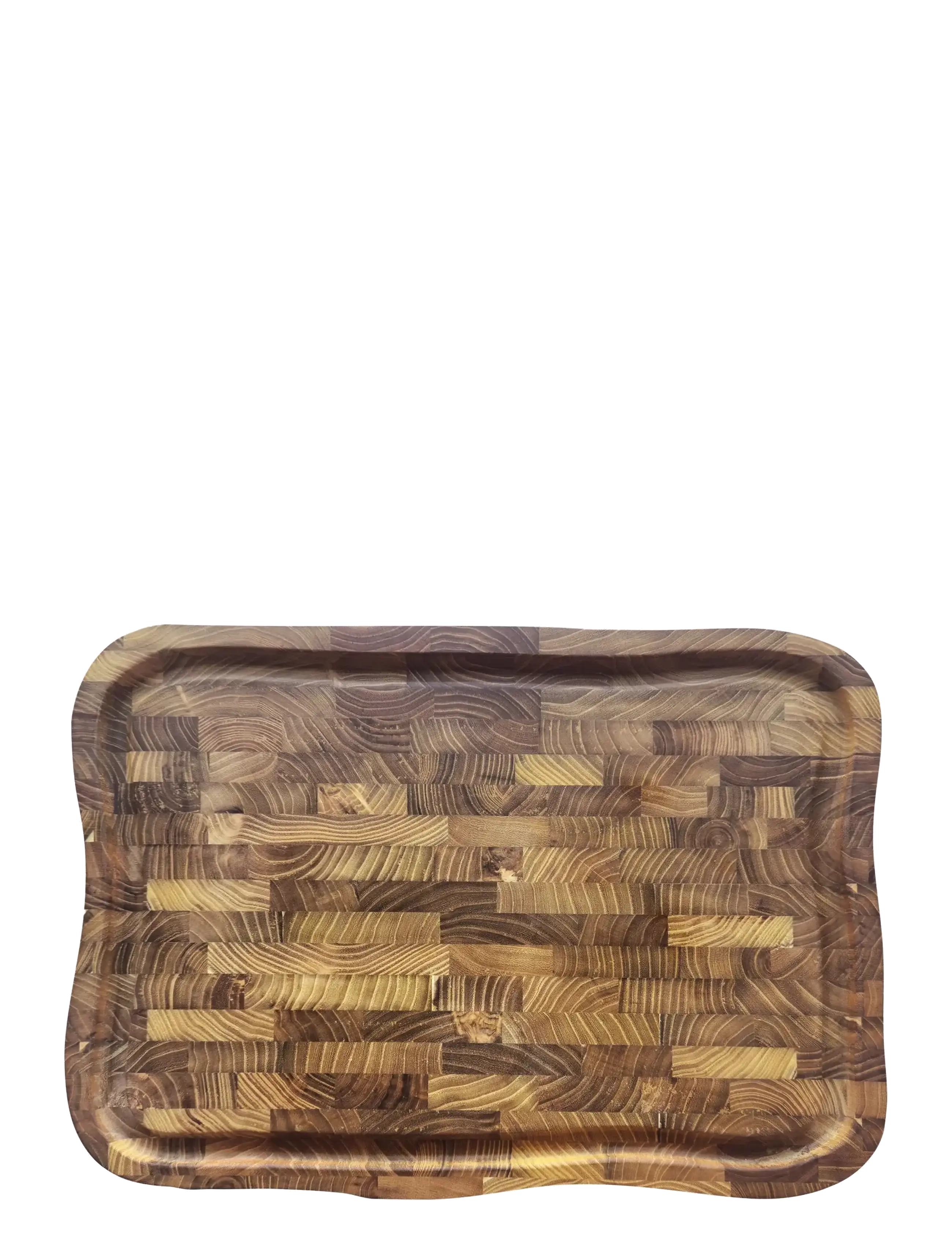 Aida RAW Teak - skærebræt 45x33x3cm m saftrille - Schneidebretter - NATURAL / brown