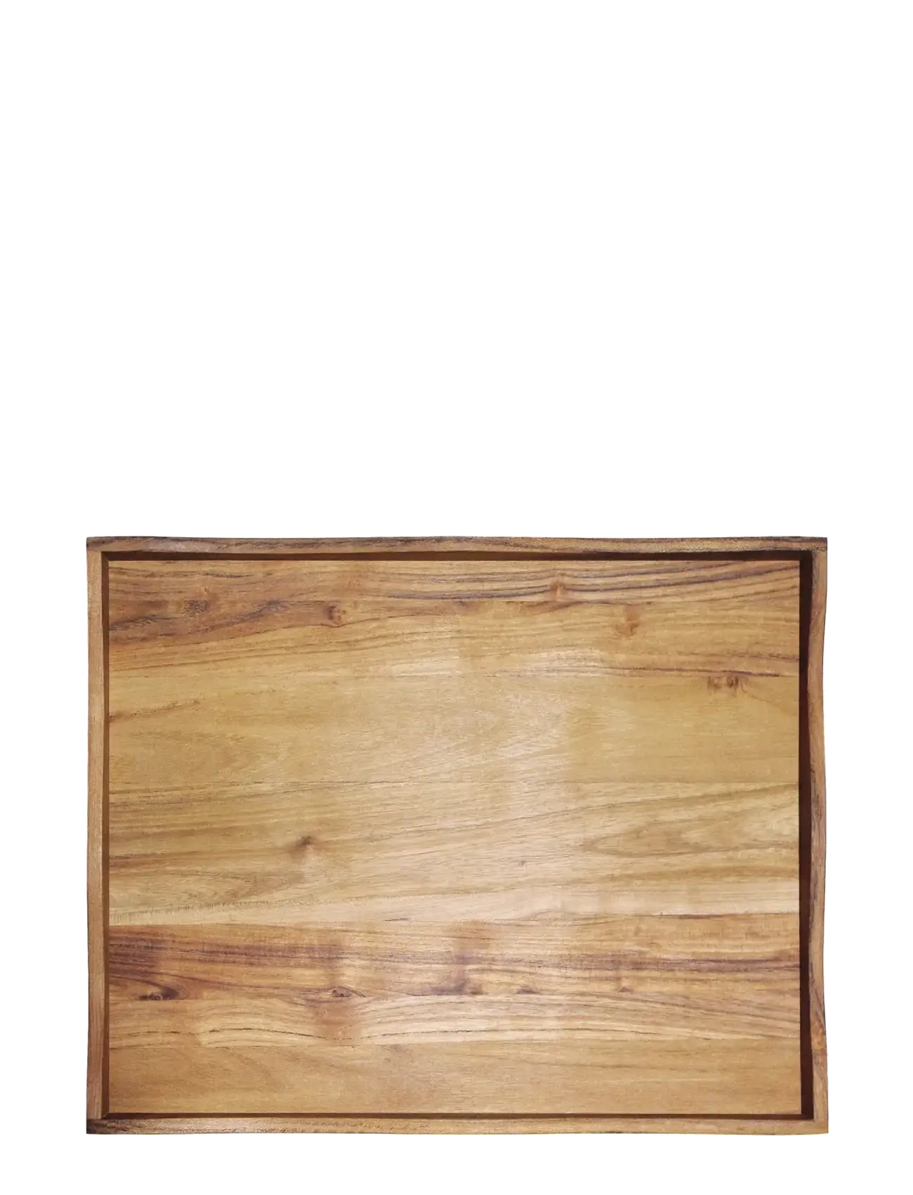Aida RAW Teak - bakke 38x31x4,5 cm teakbund - Serveringstillbehör - NATURAL / brown