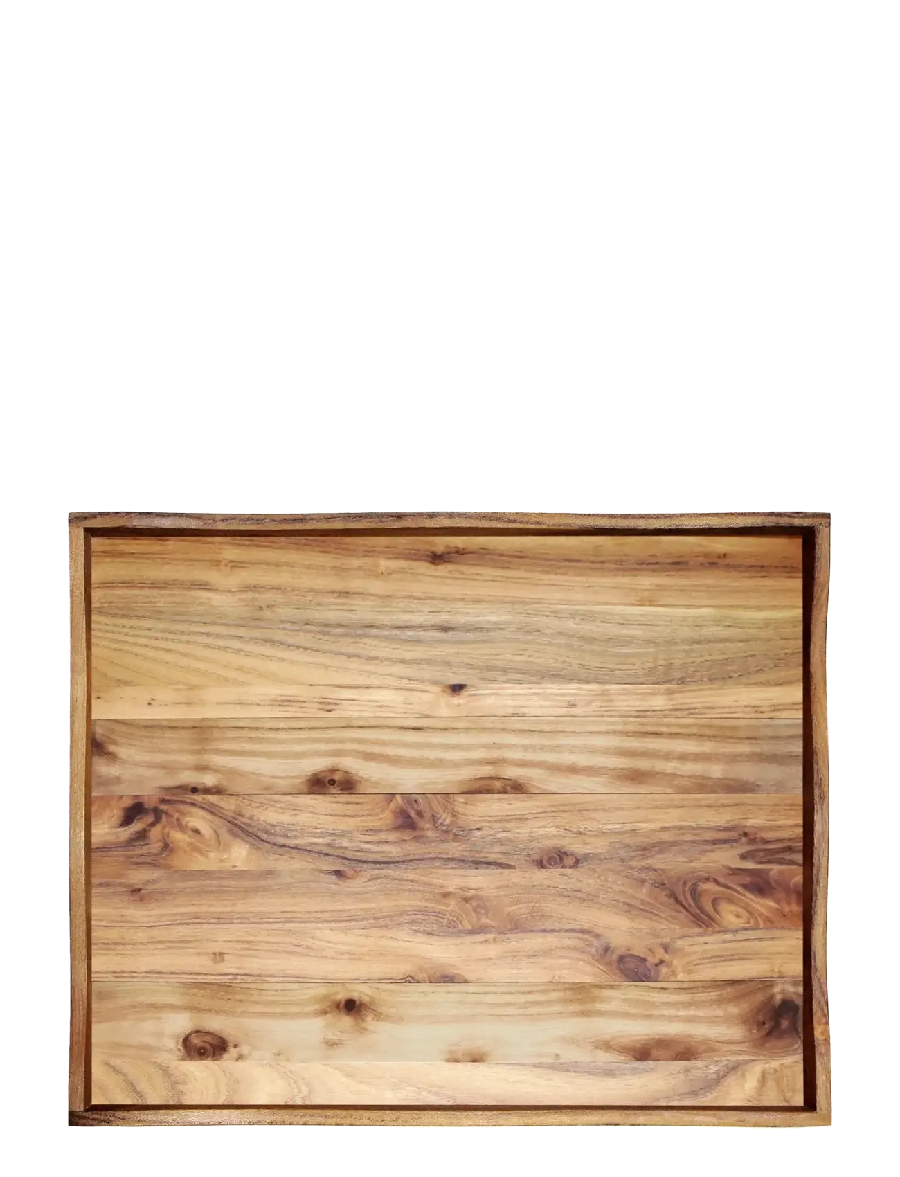 Aida RAW Teak - bakke  45x38x4,5 cm teakbund - Serveringstillbehör - NATURAL / brown