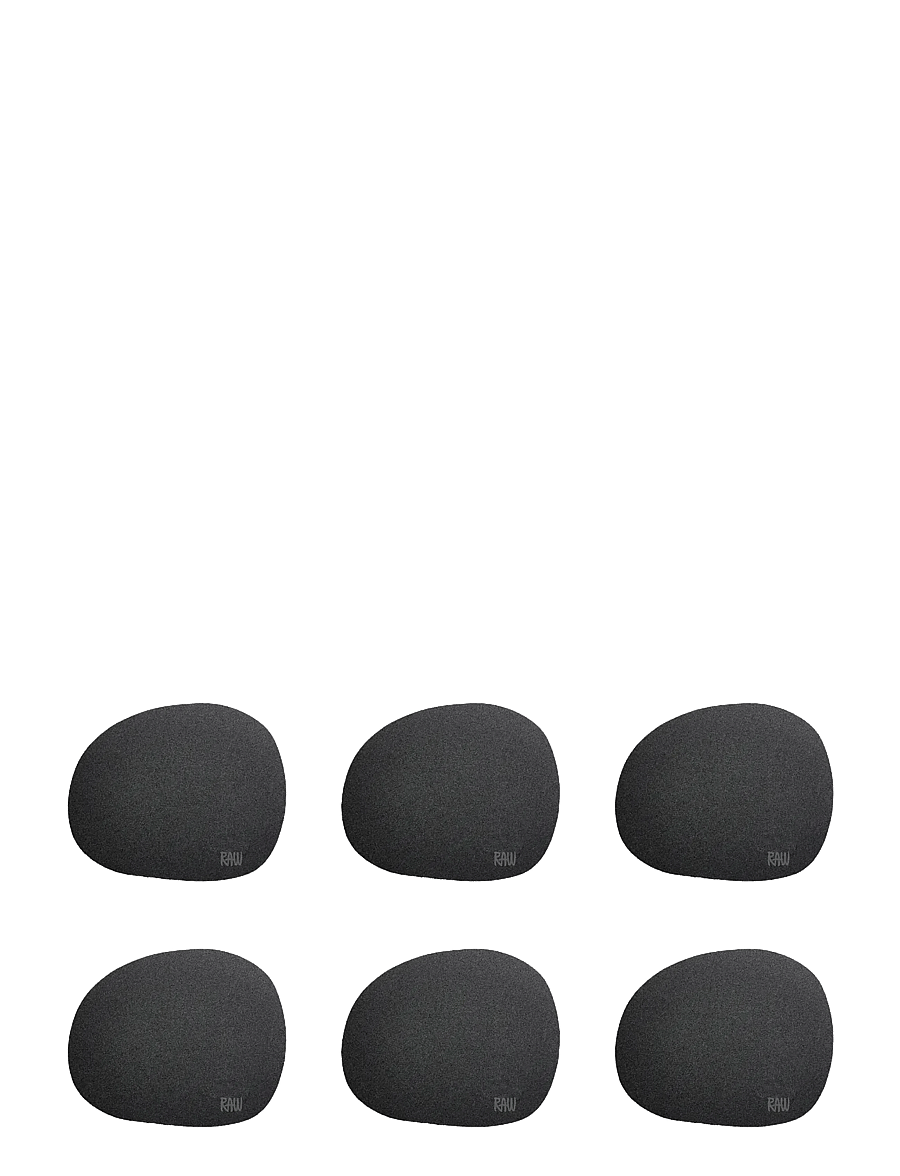 Aida - RAW Silicone - soft surface coaster - black - tassialused - black - 1