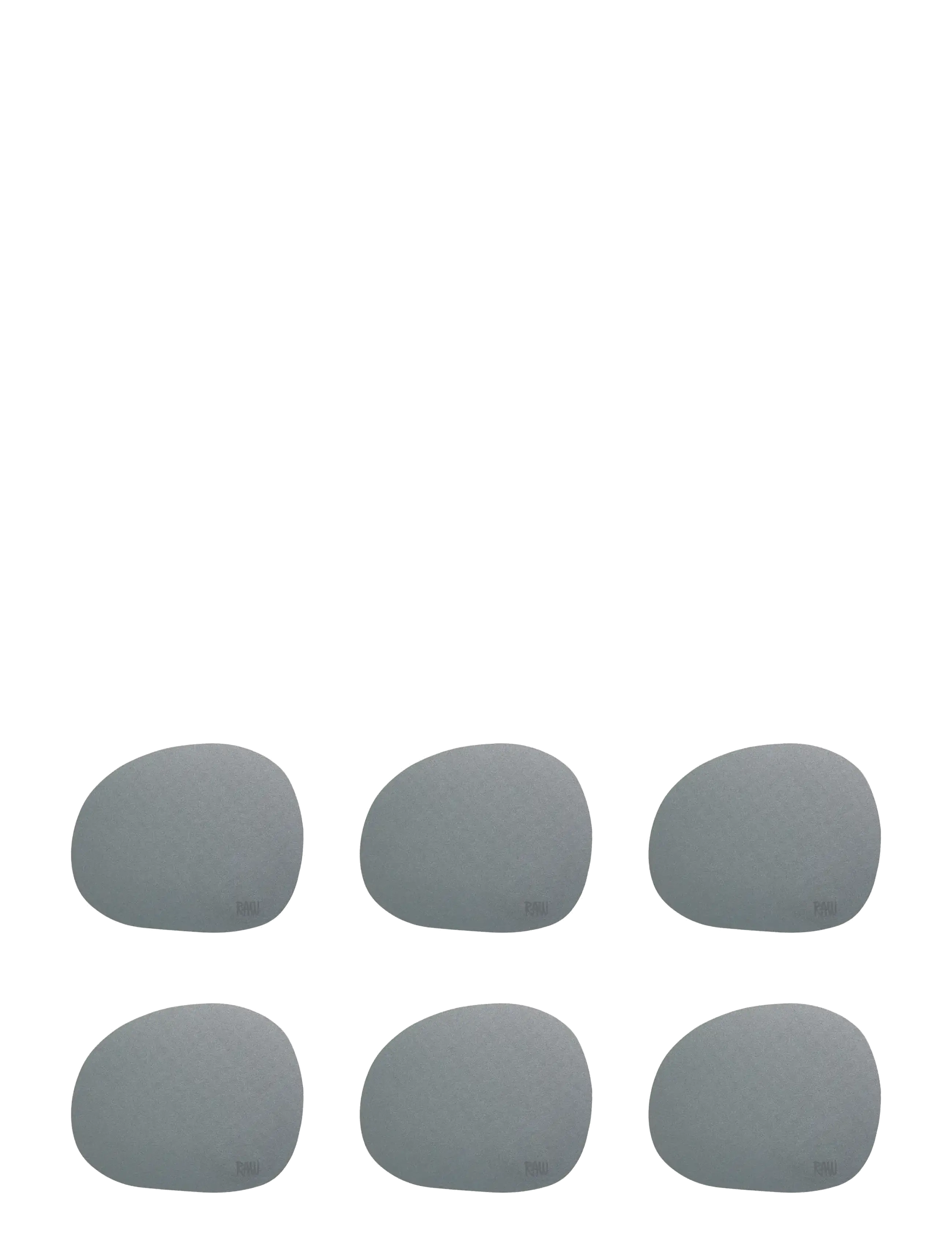 RAW Silicone - soft surface coaster - grey - GREY