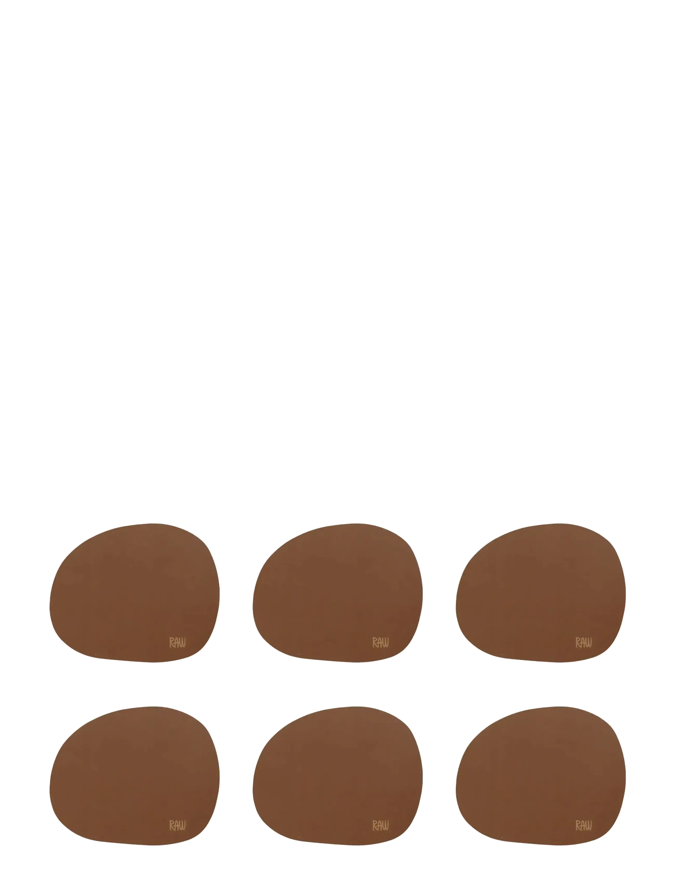 RAW Silicone - soft surface coaster - mocca - MOCCA