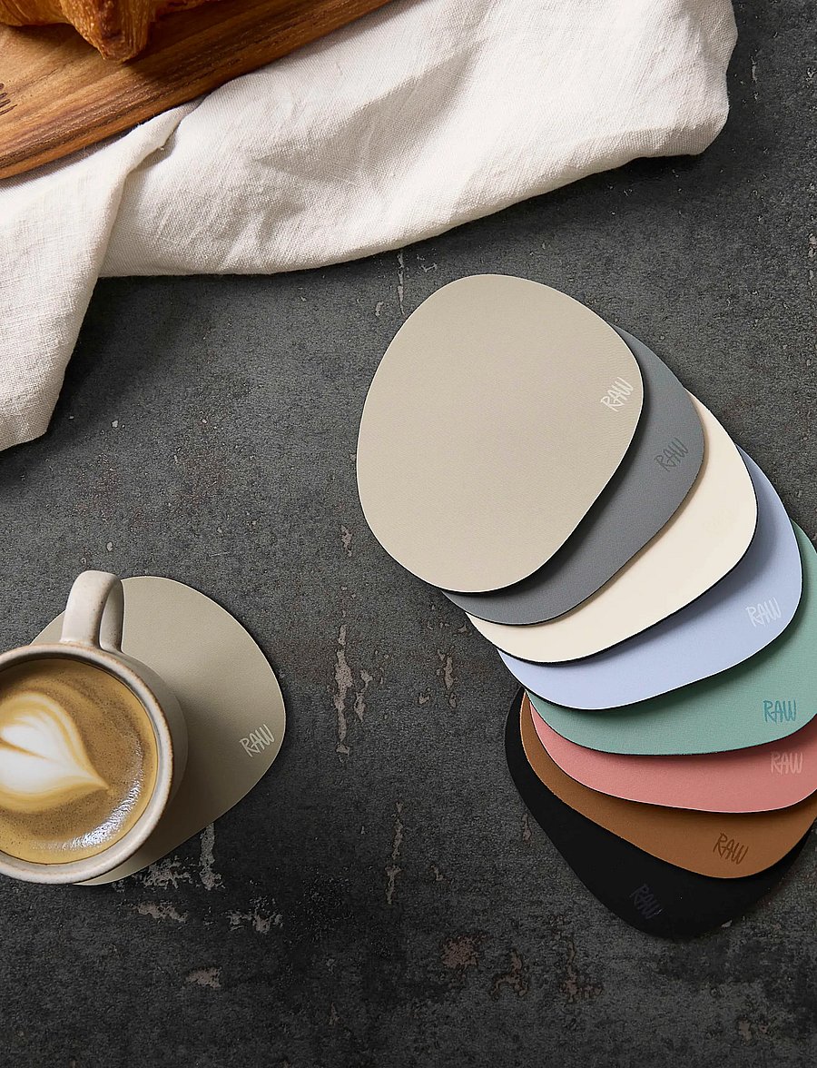 Aida - RAW Silicone - soft surface coaster - green - glasuntersetzer - green - 0