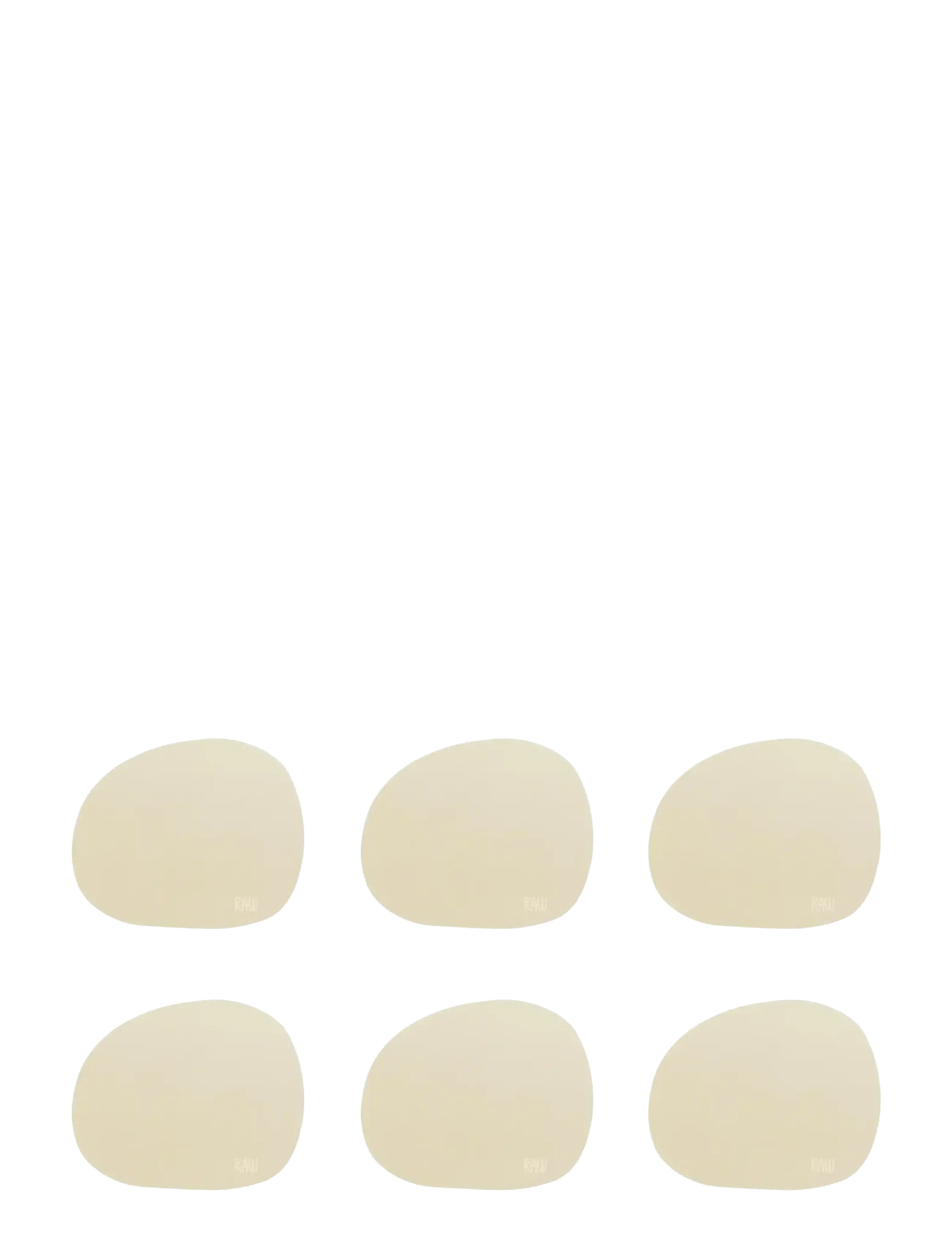 Aida Raw Silicone Soft Surface Coaster Spring Sand, Coaster, Beige, Str: ONE SIZE
