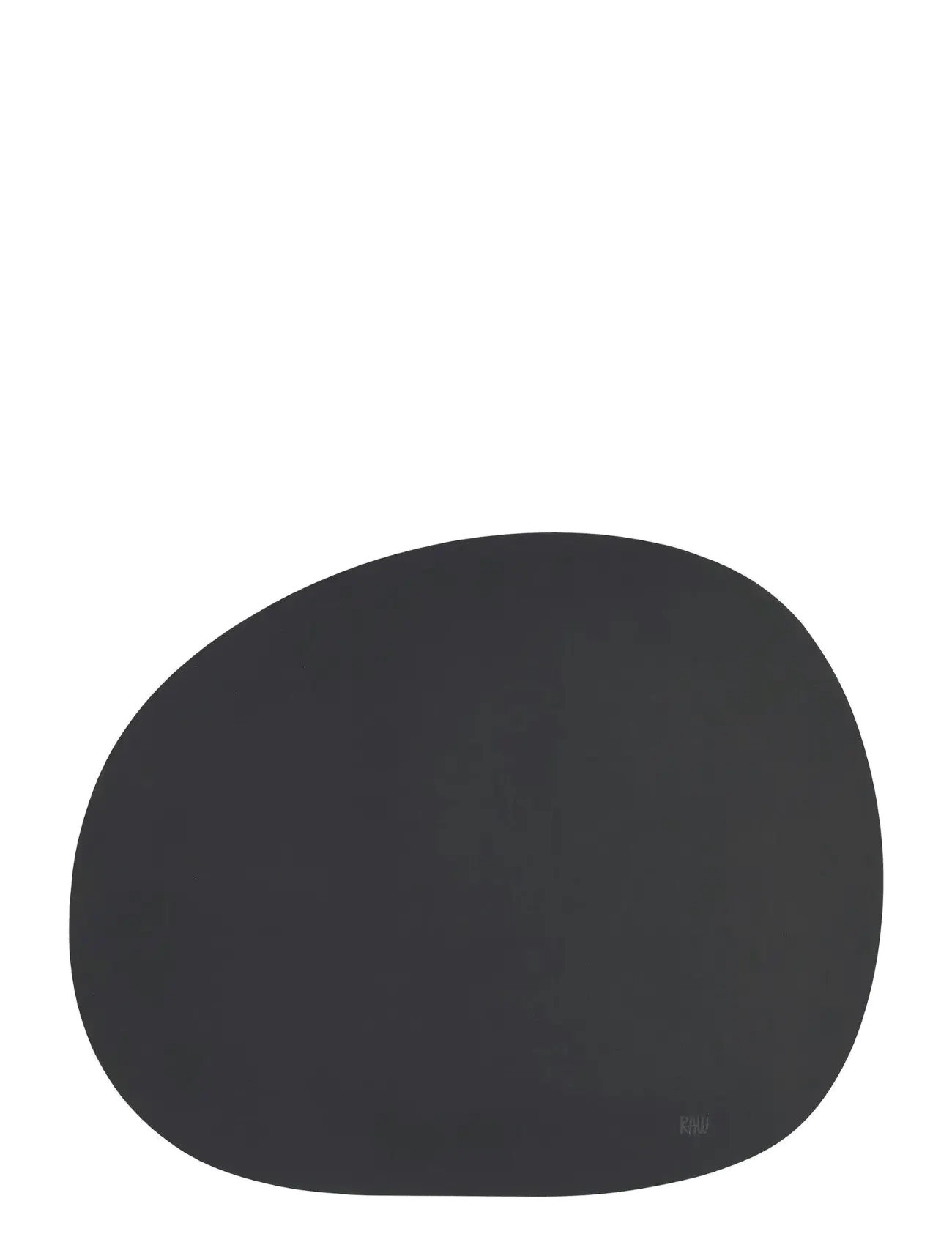 AIDA Raw Silicone Placemat - Soft Surface 1 Pcs. 41x33.5 Cm Schwarz - 41X33.5CM - Unisex