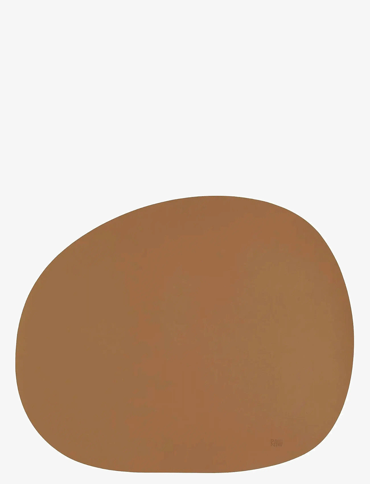 Aida - RAW Silicone placemat - soft surface 1 pcs. 41 x 33.5 cm - dækkeservietter - mocca - 0