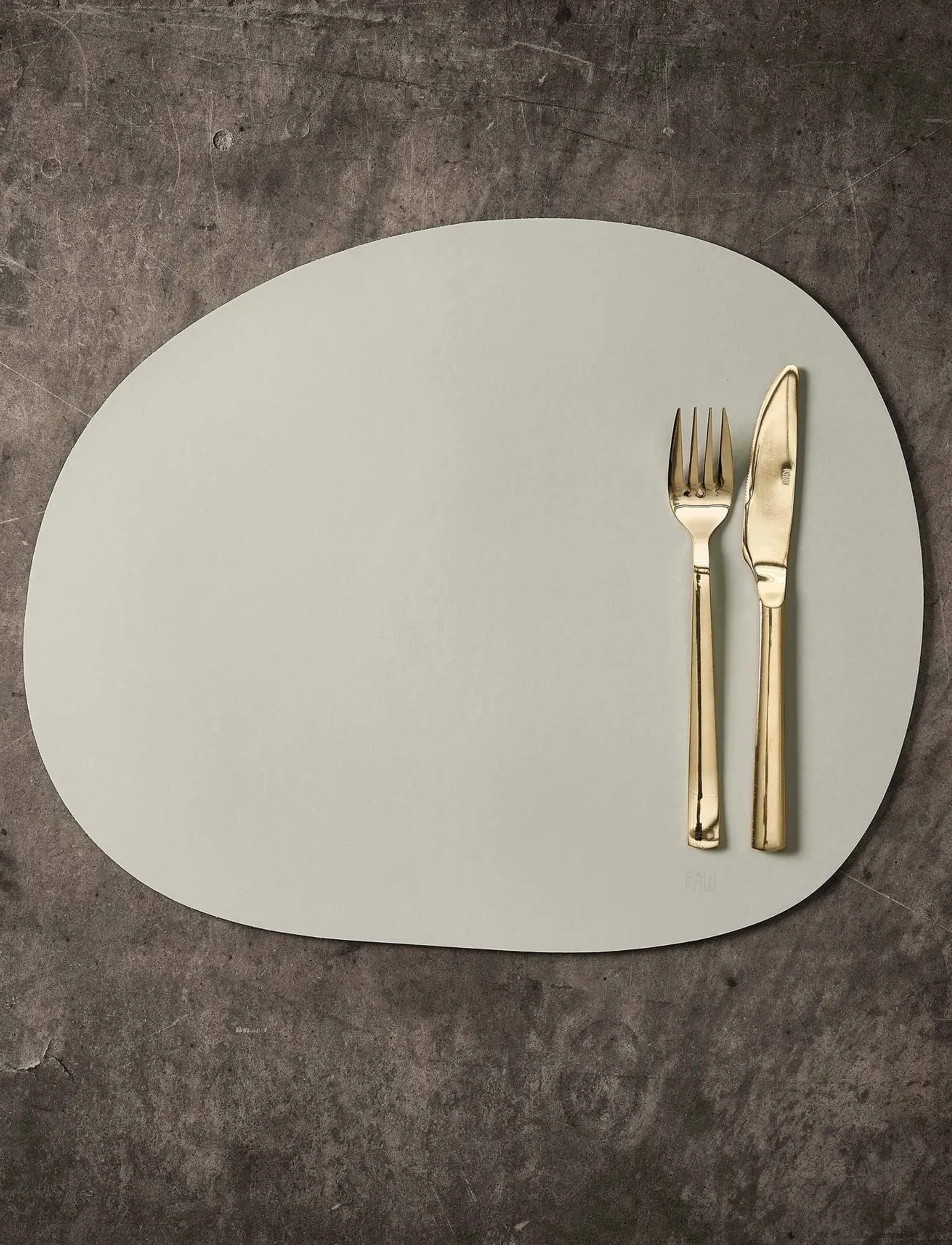 Aida Raw Silicone Placemat Soft Surface 1 Pcs. 41 X 33.5 Cm, 41X33.5 cm, Tableware, Creme - Placemats, Kinder