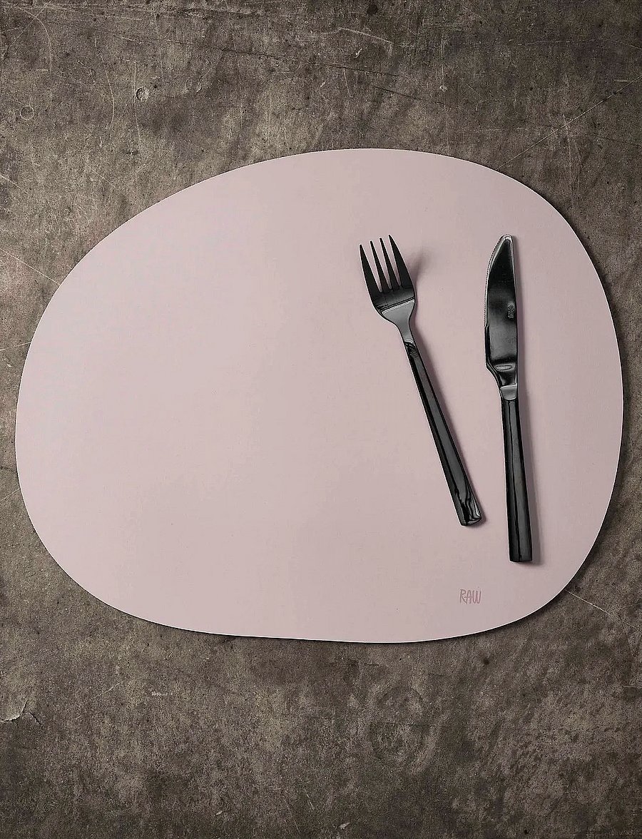 Aida - RAW Silicone placemat - soft surface 1 pcs. 41 x 33.5 cm - deckchen - spring plum - 0