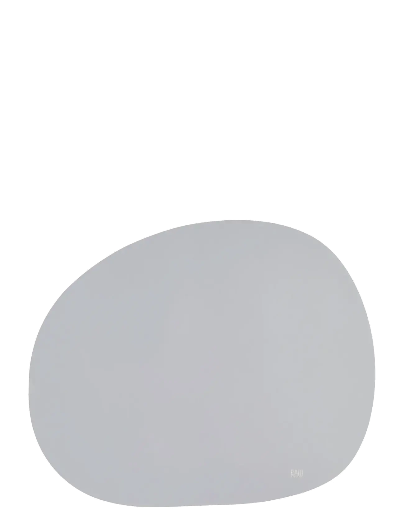 RAW Silicone placemat - soft surface 1 pcs. 41 x 33.5 cm - LIGHT GREY