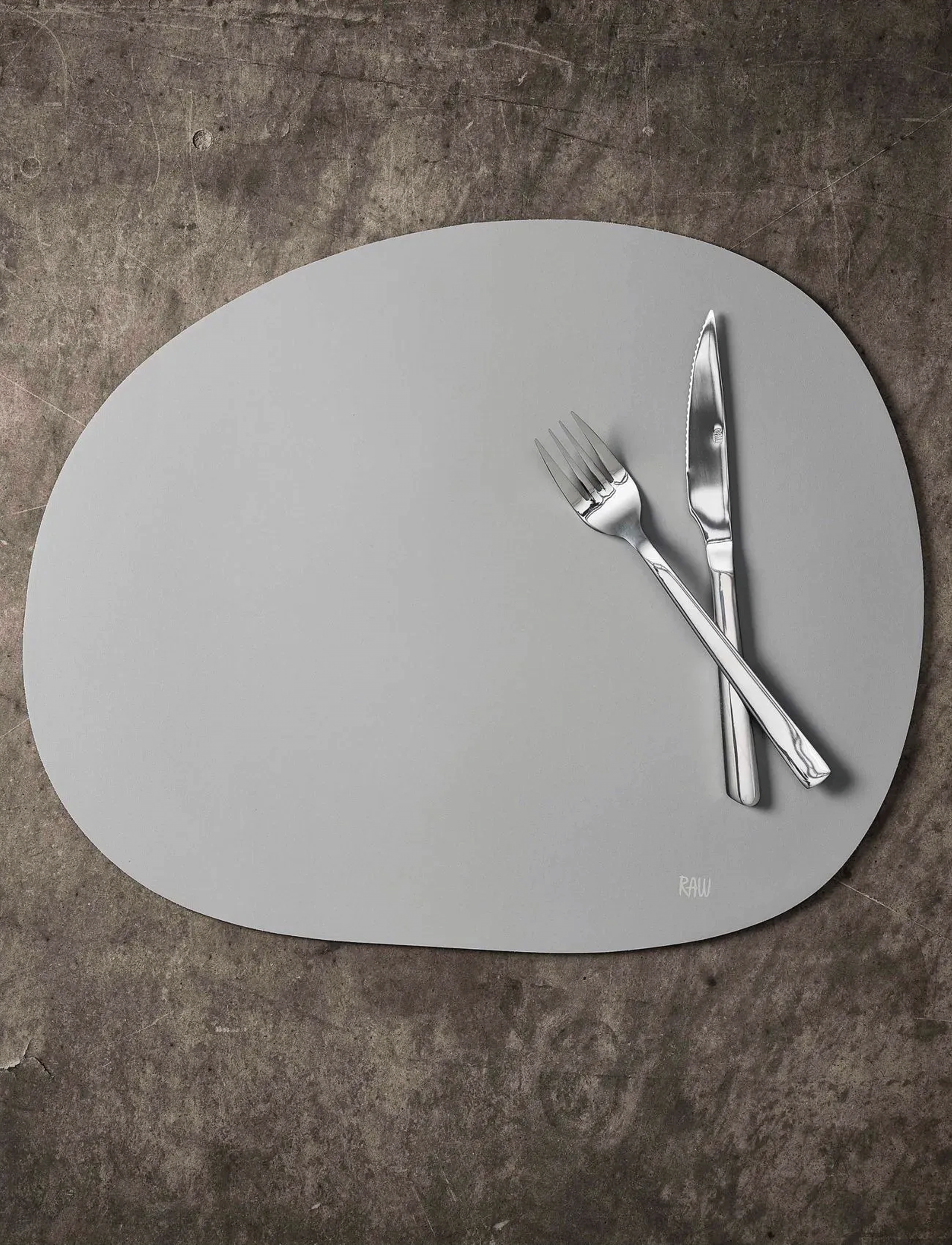 Aida Raw Silicone Placemat Soft Surface 1 Pcs. 41 X 33.5 Cm, 41X33.5 cm, Tableware, Blau - Placemats, Kinder