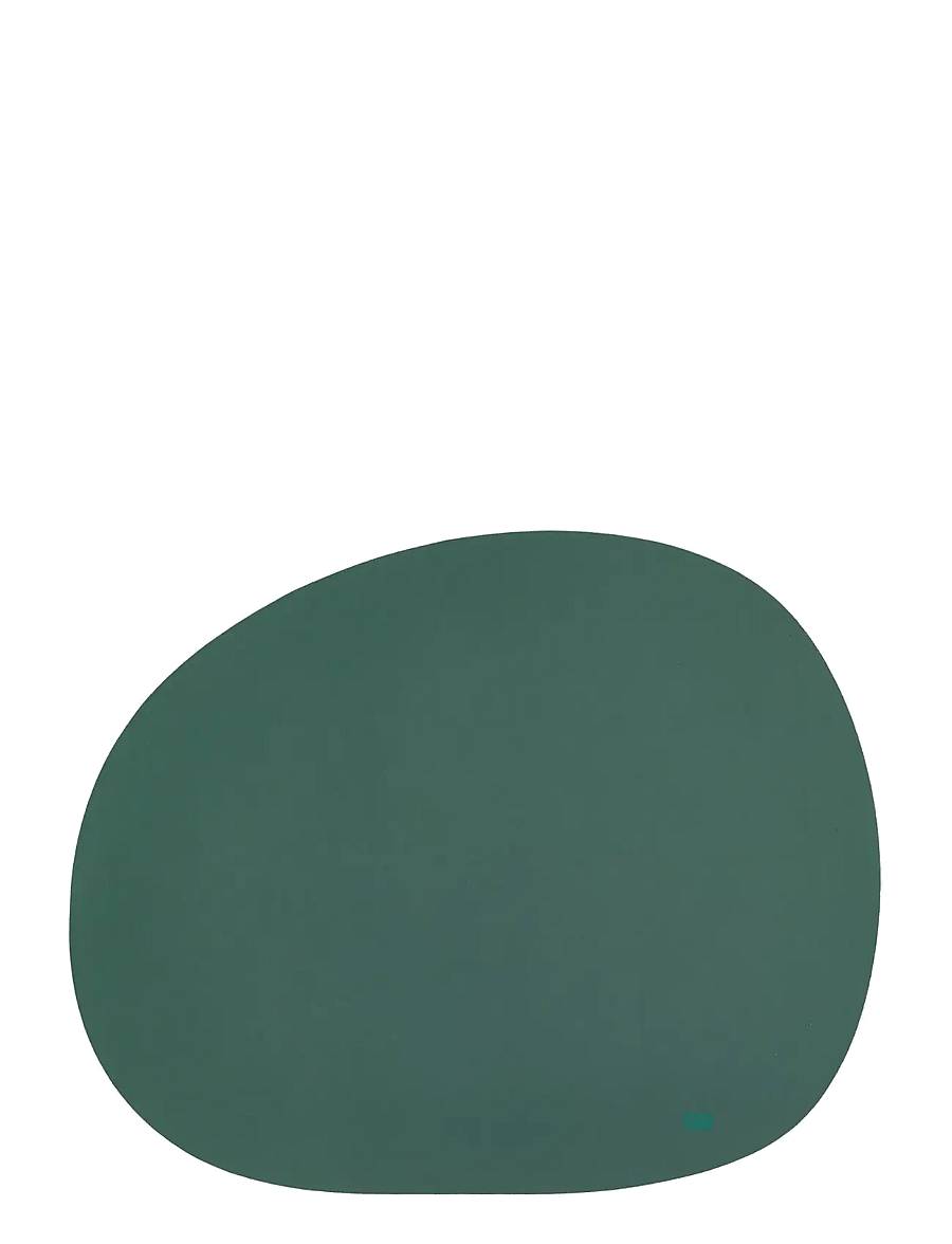 Aida - RAW Silicone placemat - soft surface 1 pcs. 41 x 33.5 cm - deckchen - dark green - 1